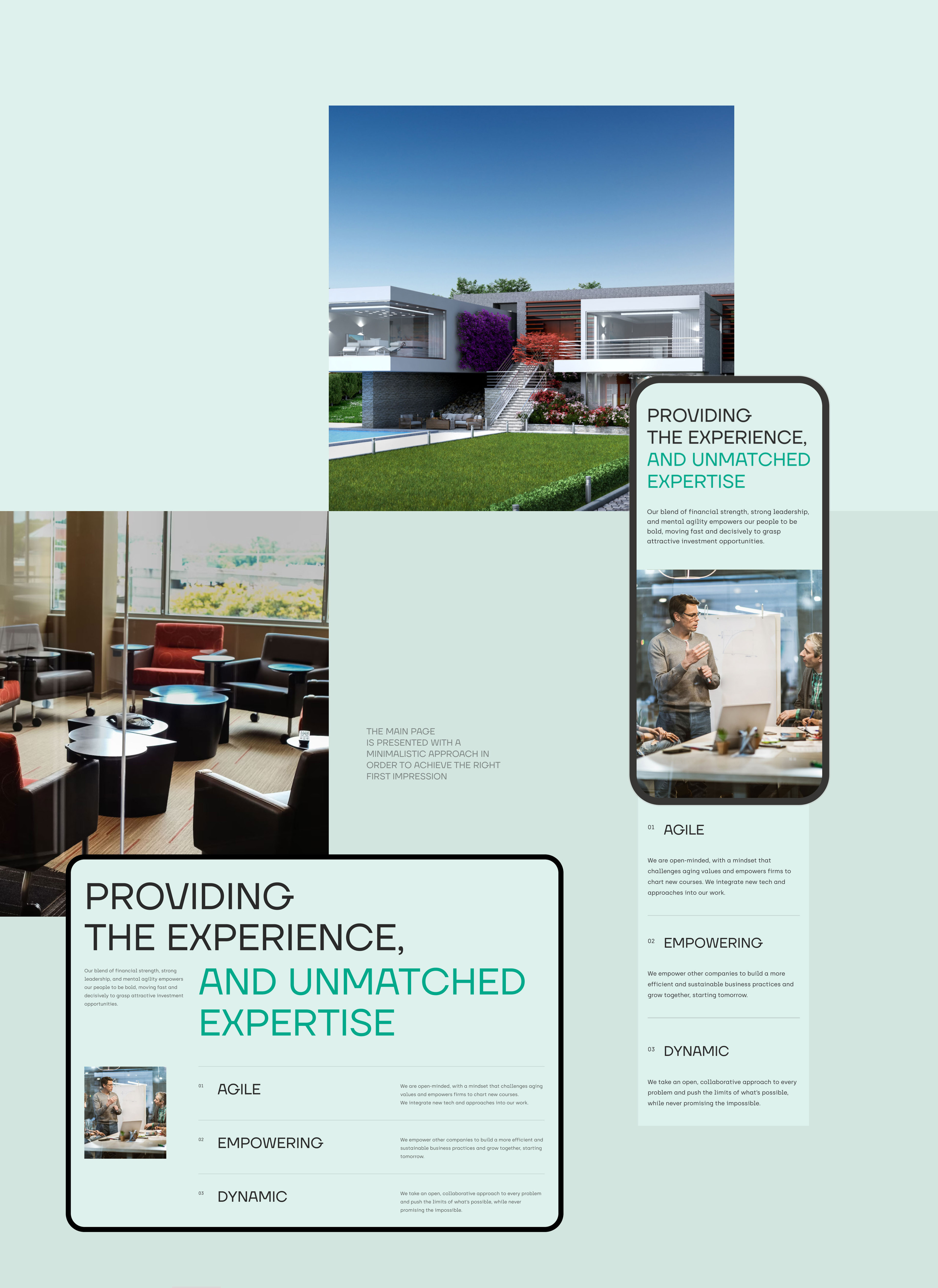 EPOCA Corporate website design — Изображение №3 — Интерфейсы, Графика на Dprofile