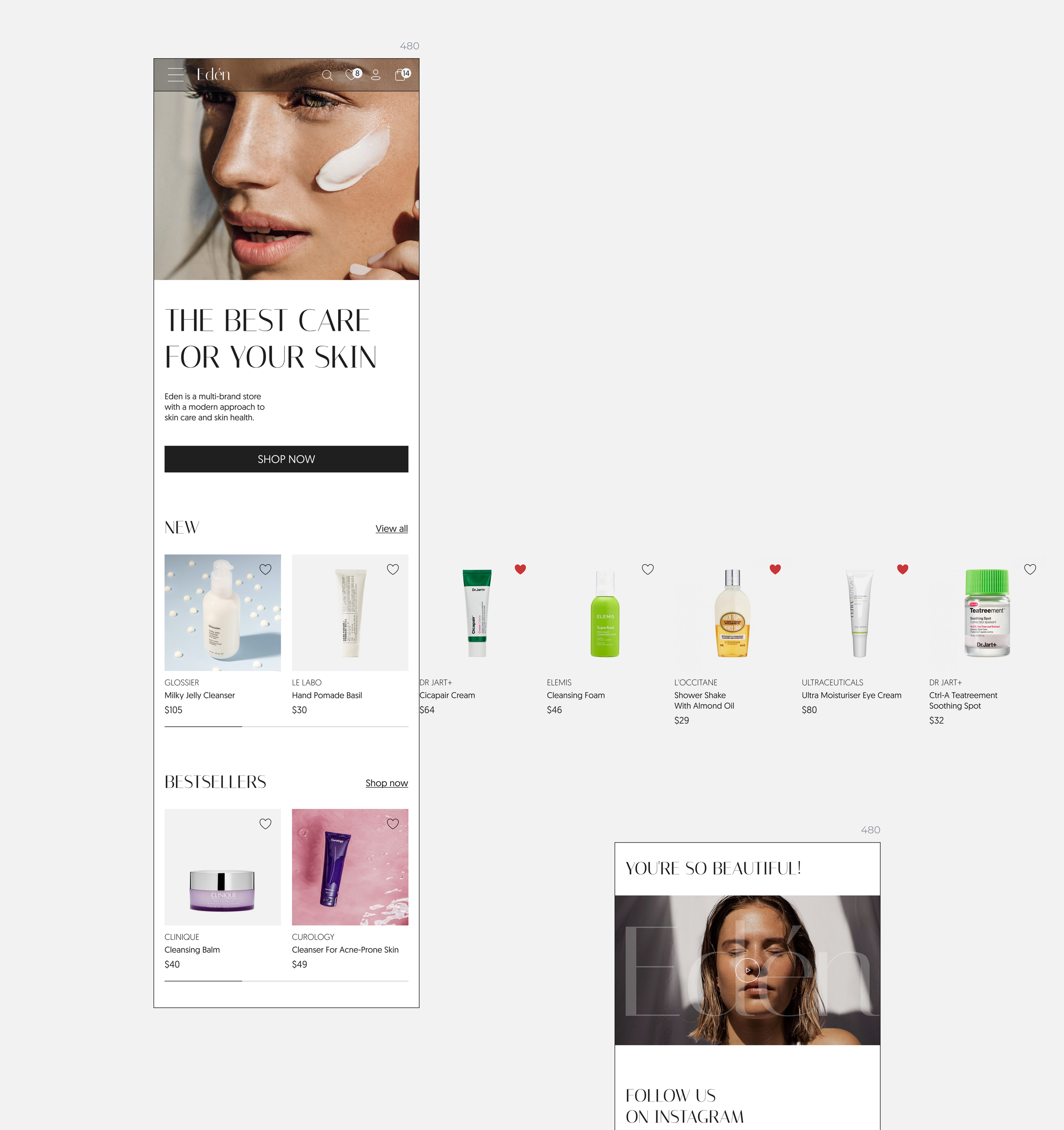 Eden website | E-commerce — Изображение №7 — Интерфейсы на Dprofile