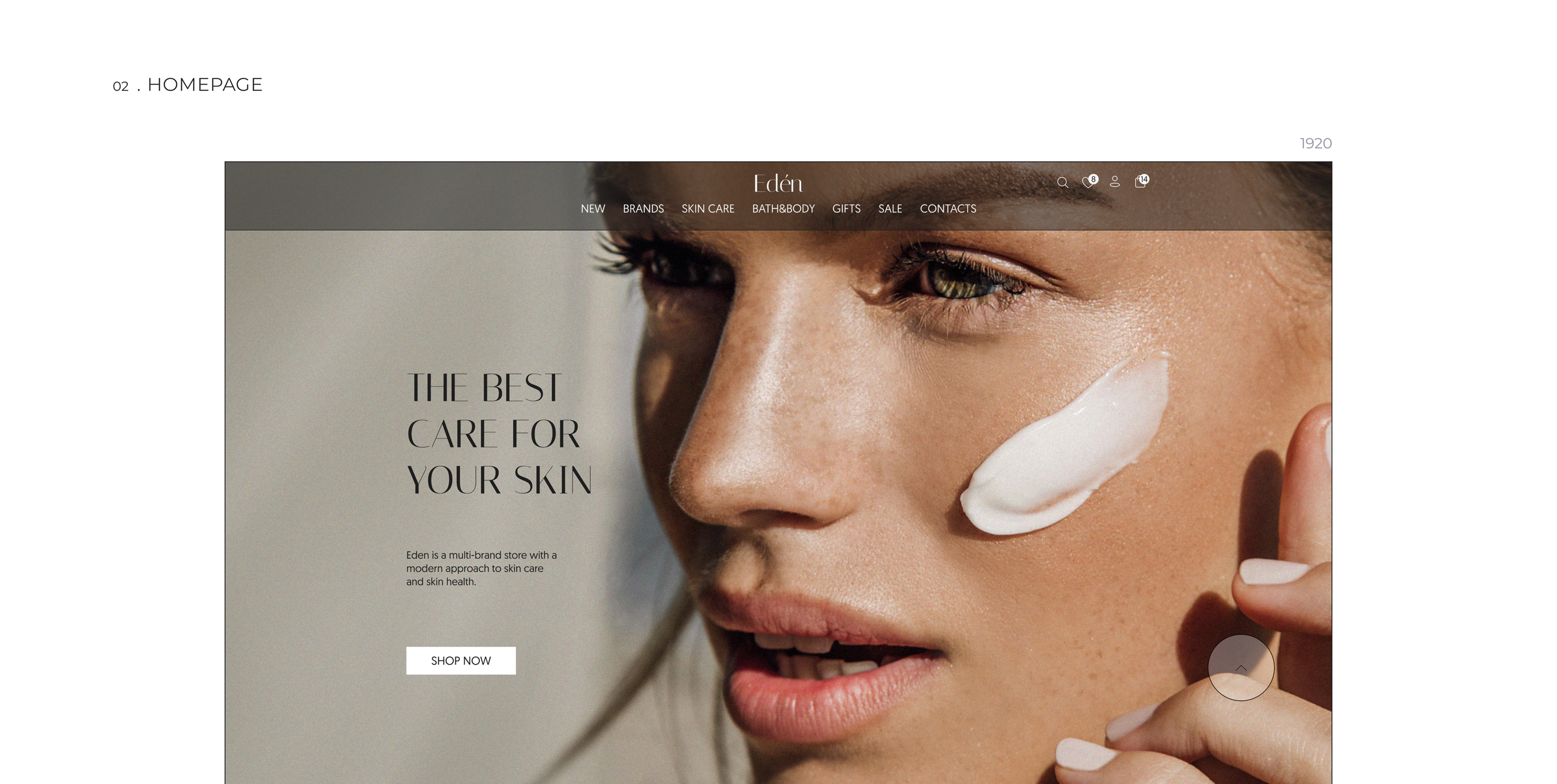 Eden website | E-commerce — Изображение №3 — Интерфейсы на Dprofile