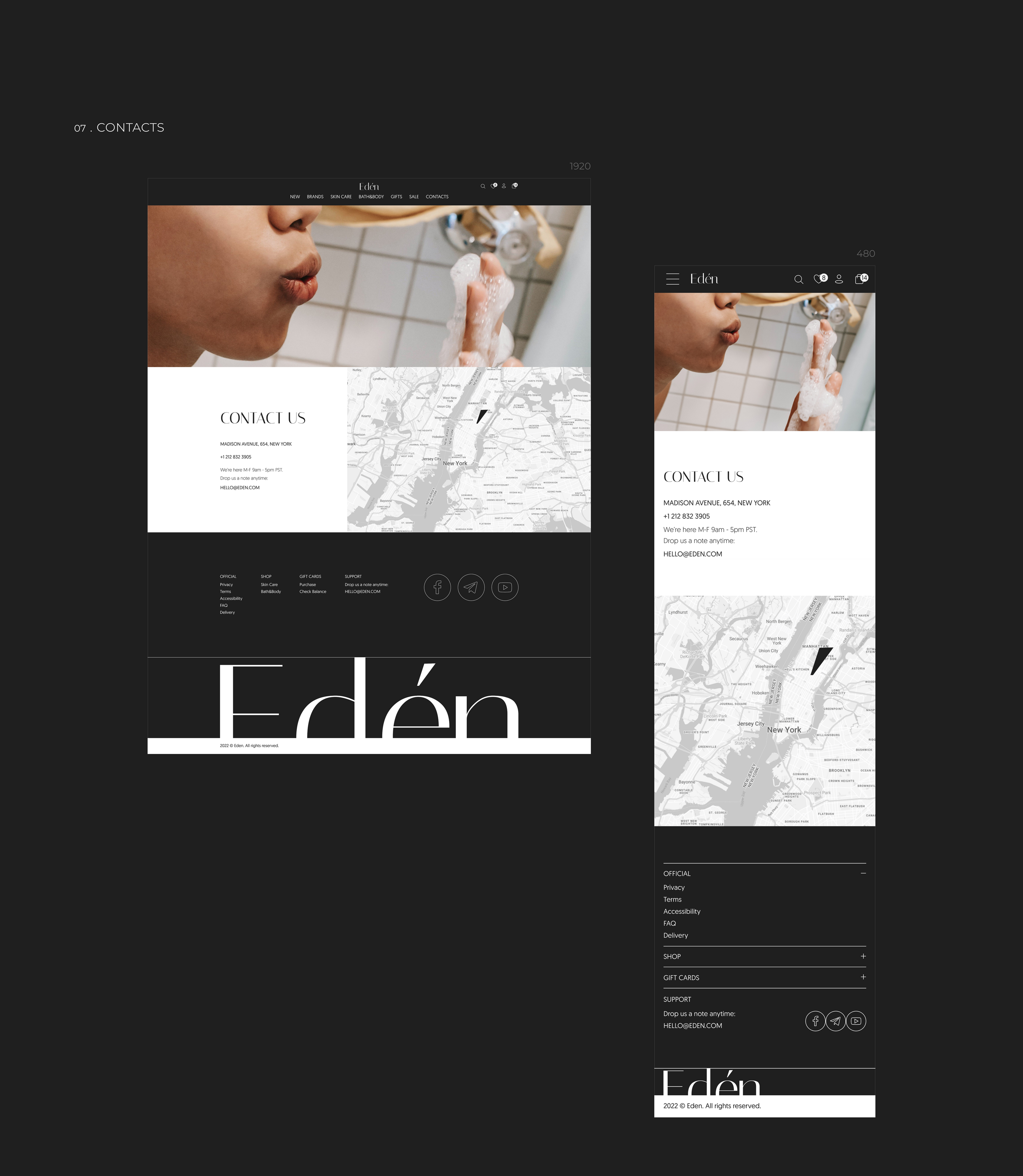 Eden website | E-commerce — Изображение №26 — Интерфейсы на Dprofile