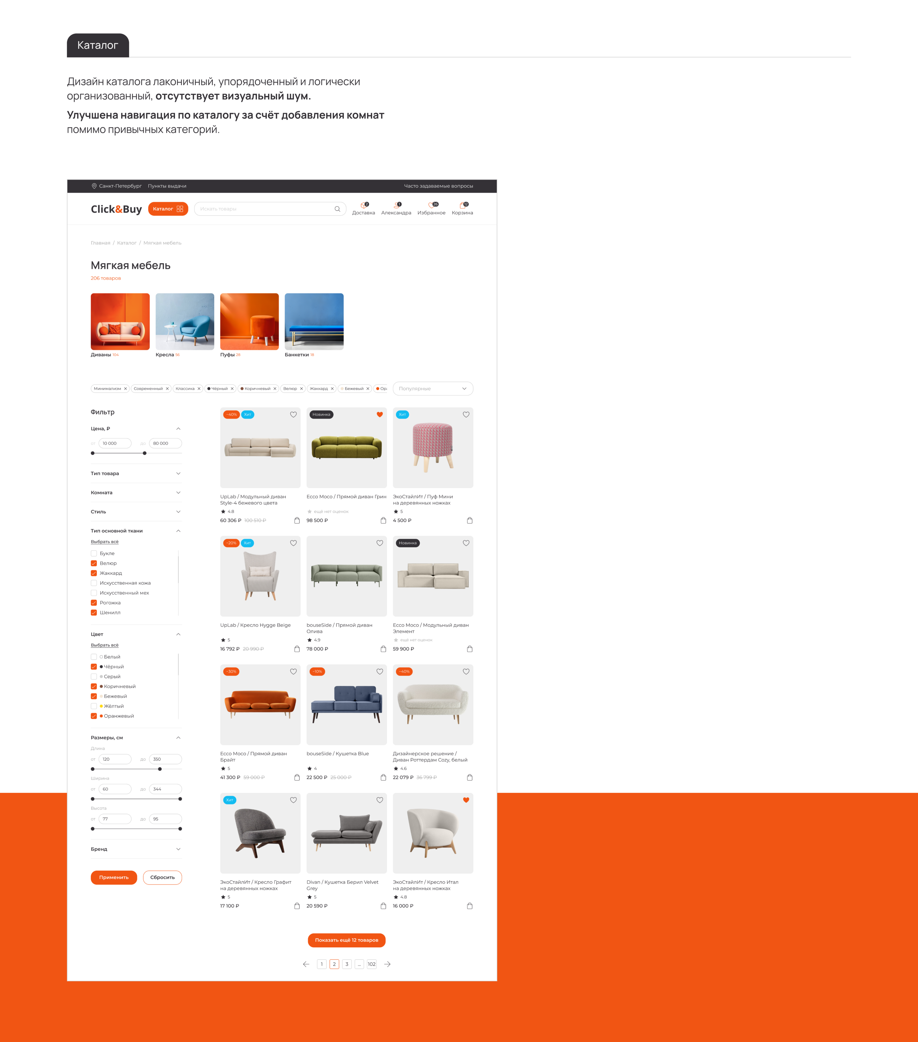 Click&Buy Marketplace | Web service — Изображение №6 — Интерфейсы на Dprofile