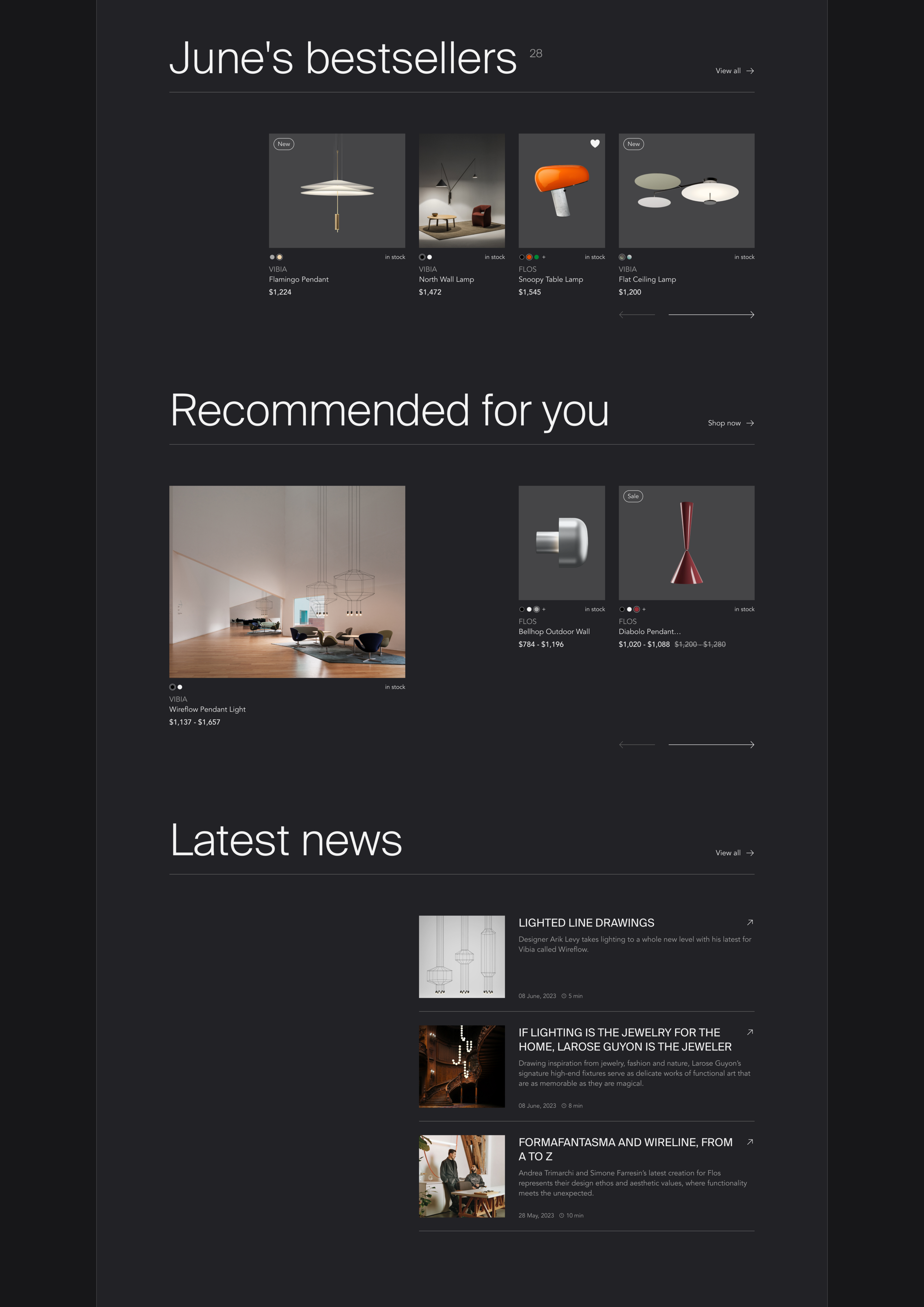 Firefly website | E-commerce — Изображение №5 — Интерфейсы на Dprofile