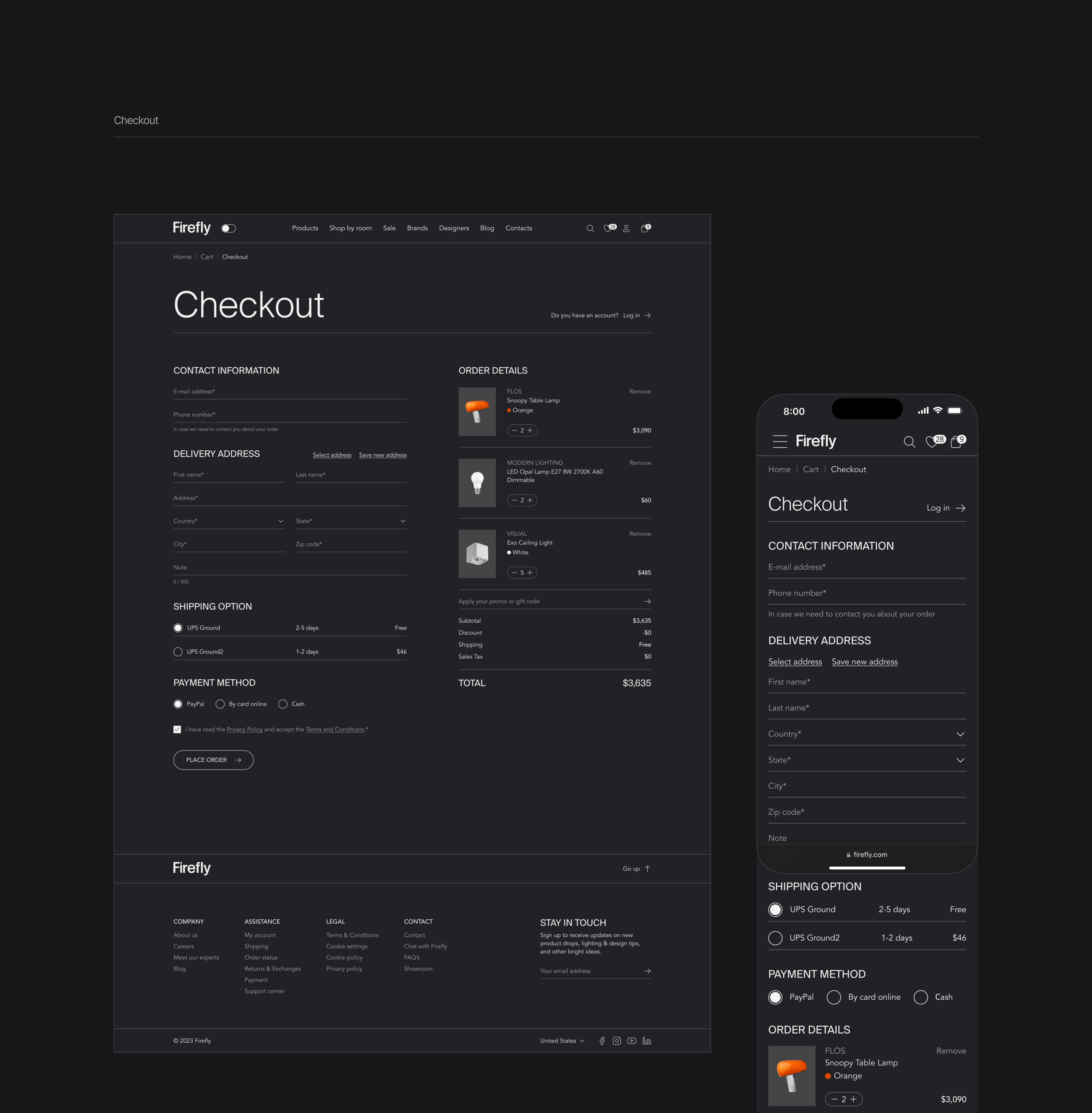 Firefly website | E-commerce — Изображение №16 — Интерфейсы на Dprofile