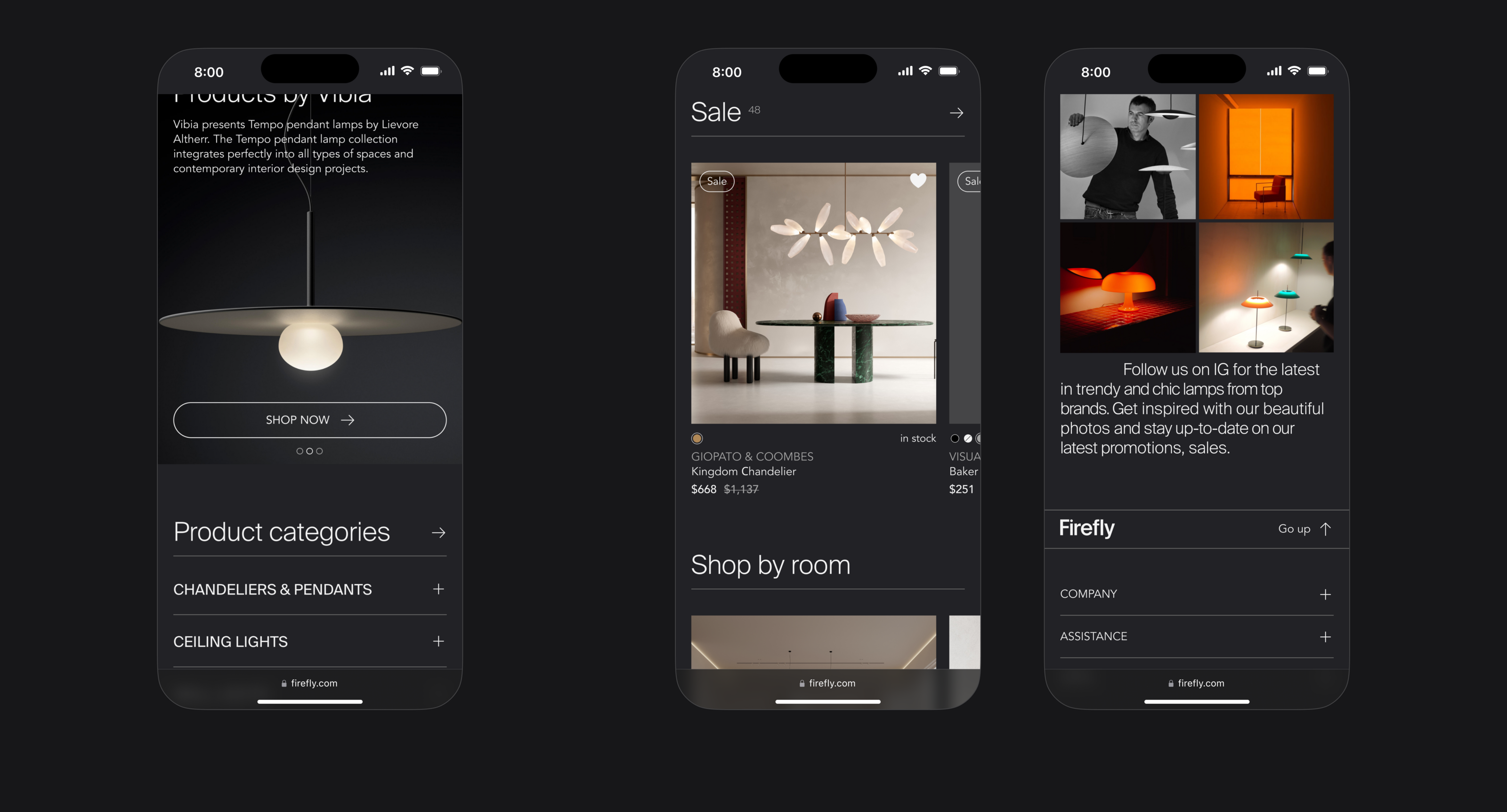 Firefly website | E-commerce — Изображение №7 — Интерфейсы на Dprofile