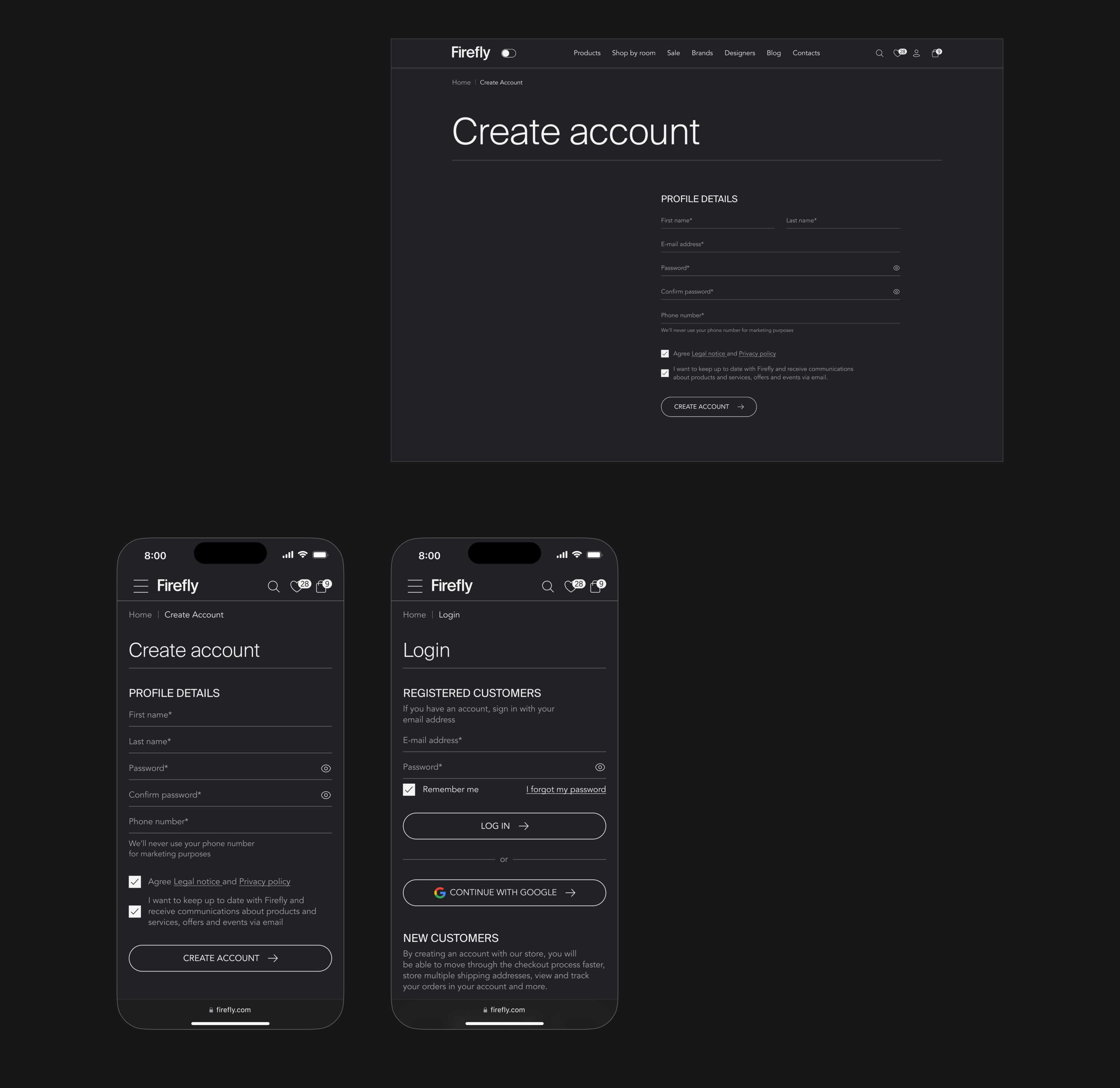 Firefly website | E-commerce — Изображение №21 — Интерфейсы на Dprofile