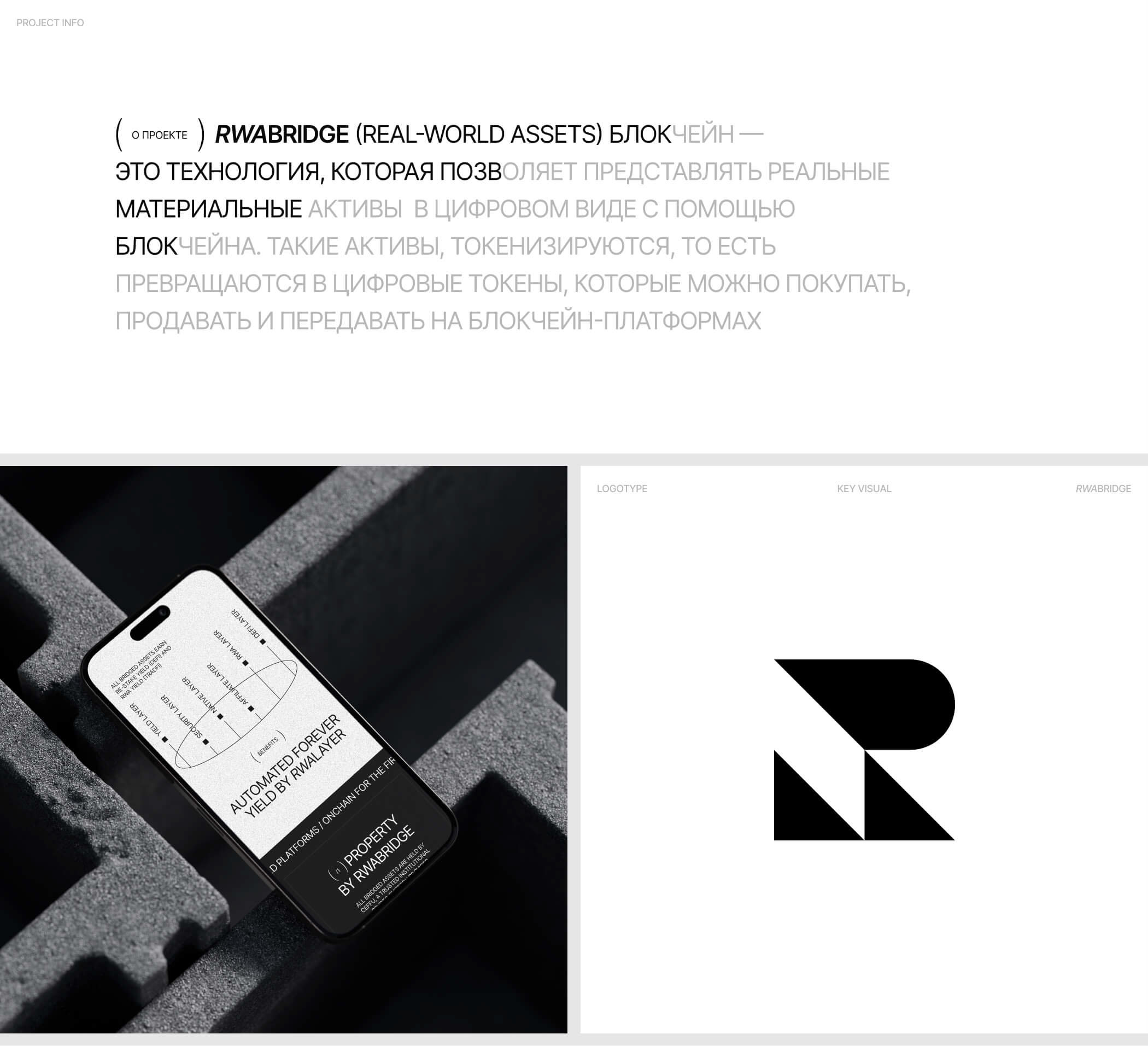 RWABRIDGE - the Bridge for RWA Economy — Изображение №2 — Интерфейсы, Брендинг на Dprofile