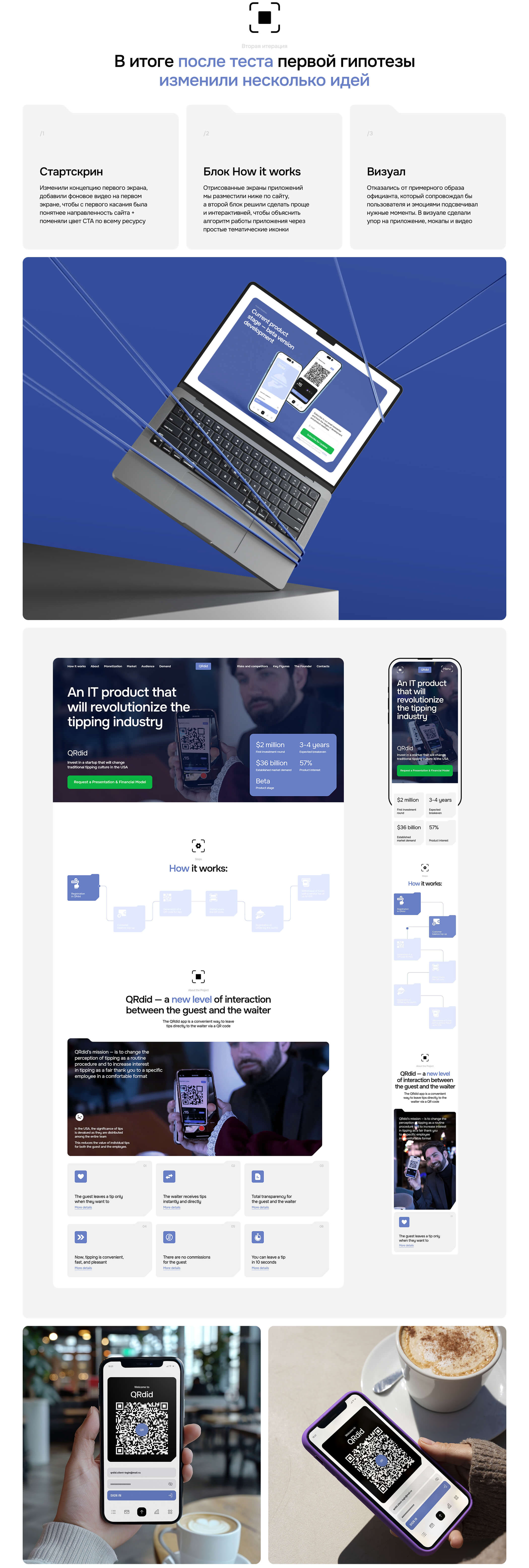 QRdid - a new level of tipping industry — Изображение №7 — Интерфейсы, Брендинг на Dprofile