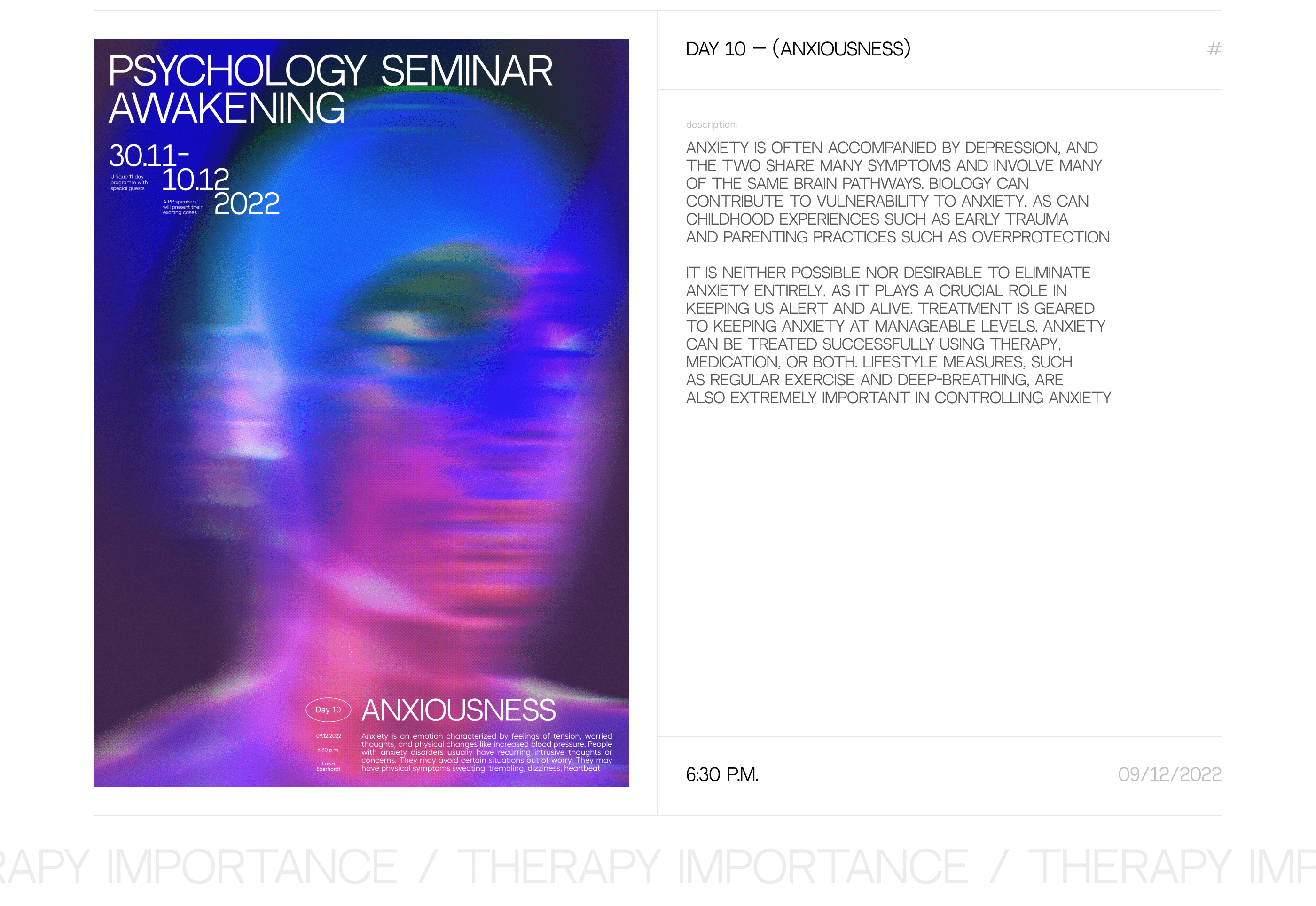 Psychology Seminar Awakening — Изображение №7 — Интерфейсы, Графика на Dprofile