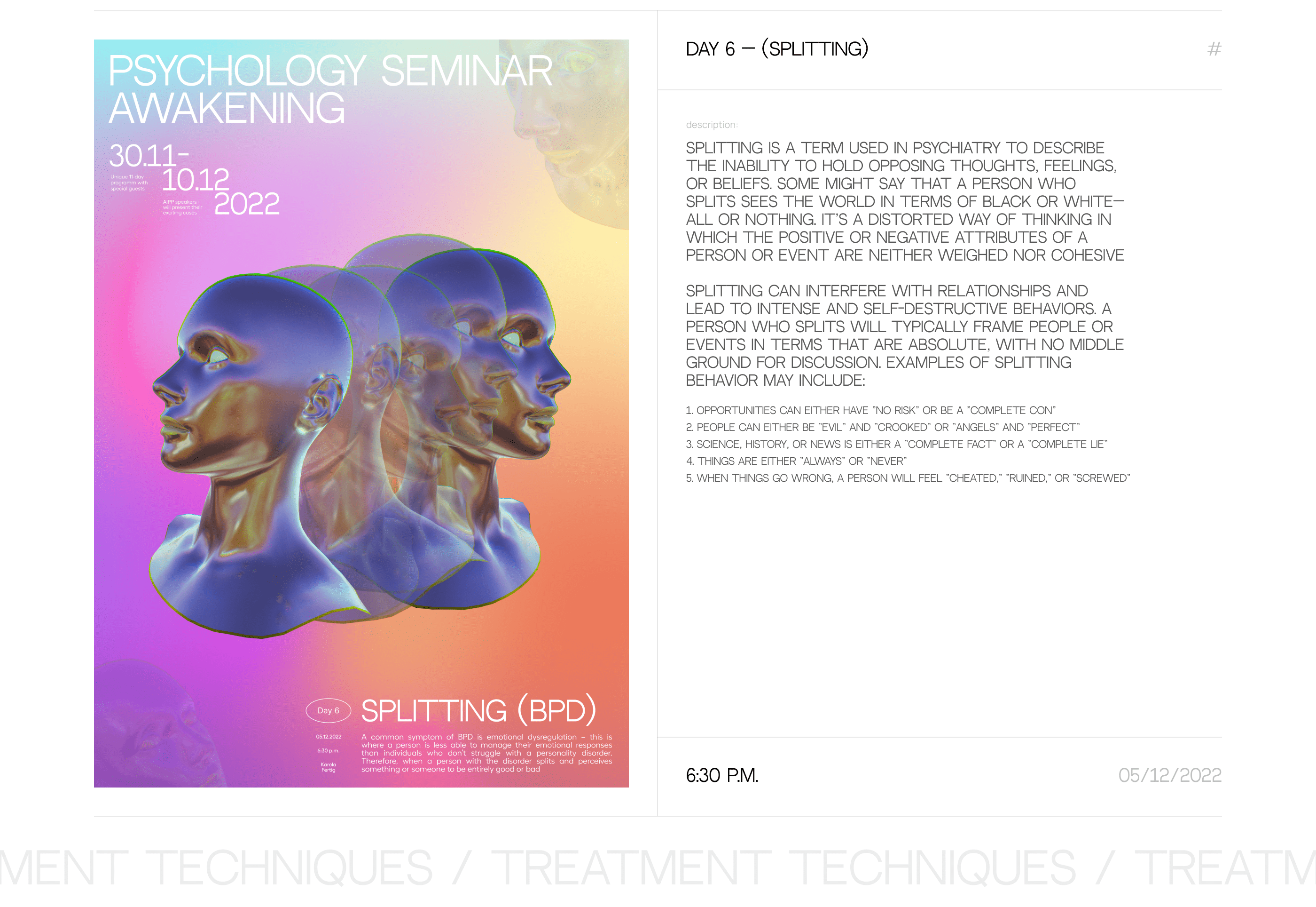 Psychology Seminar Awakening — Изображение №5 — Интерфейсы, Графика на Dprofile