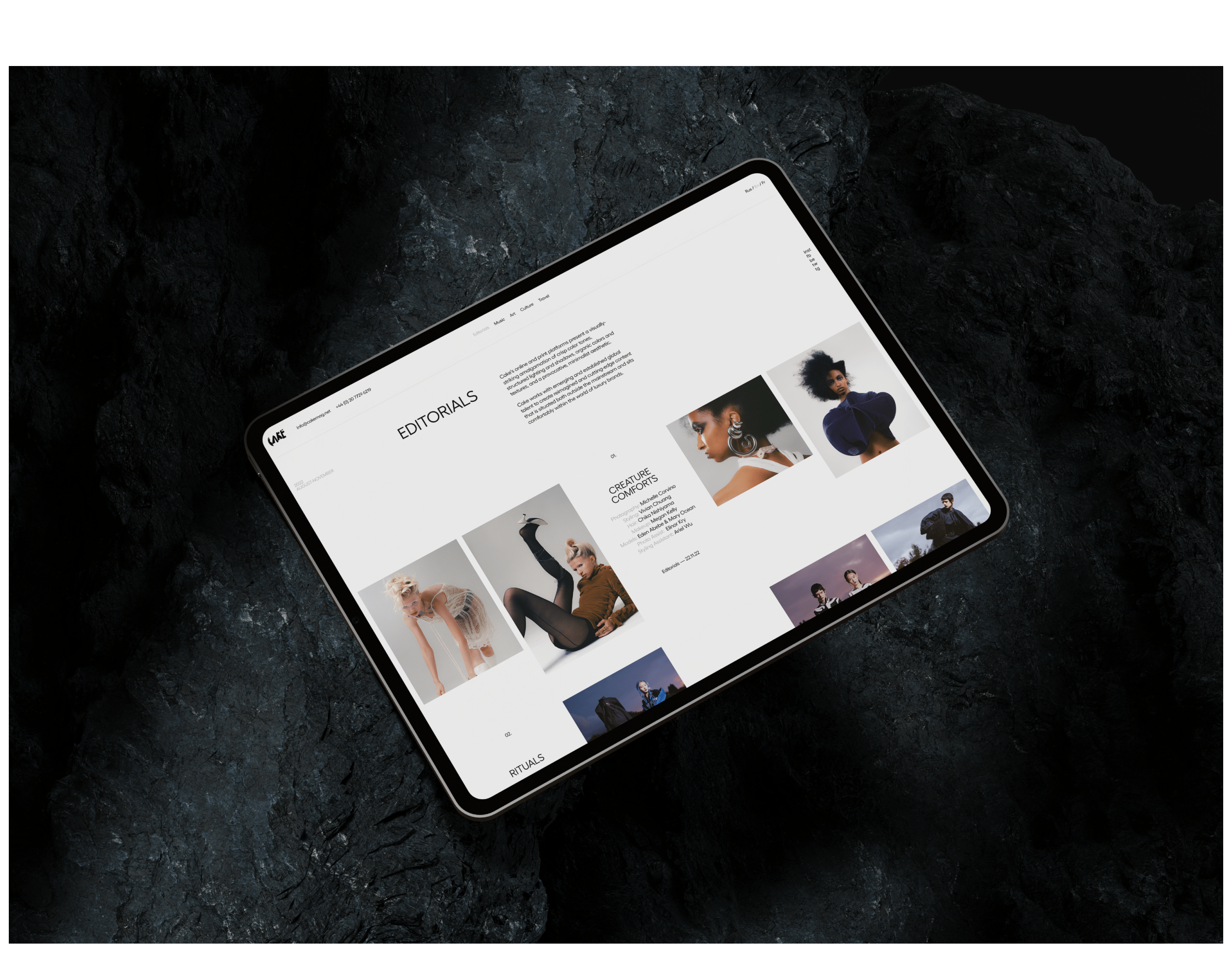 Cake magazine (concept) — Изображение №8 — Интерфейсы, Графика на Dprofile