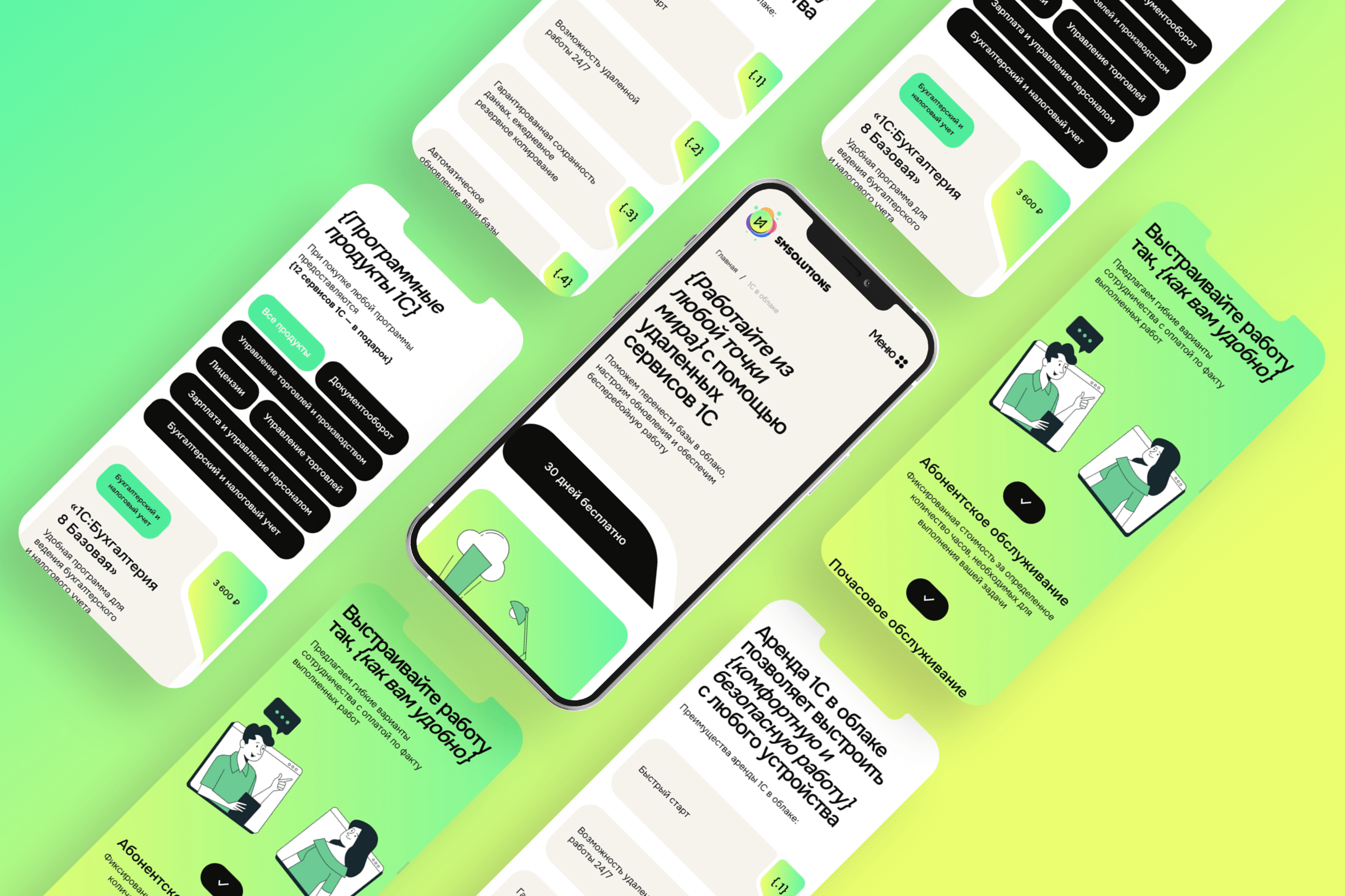 SMSolutions — разработка и внедрение 1С — Изображение №6 — Интерфейсы, Графика на Dprofile