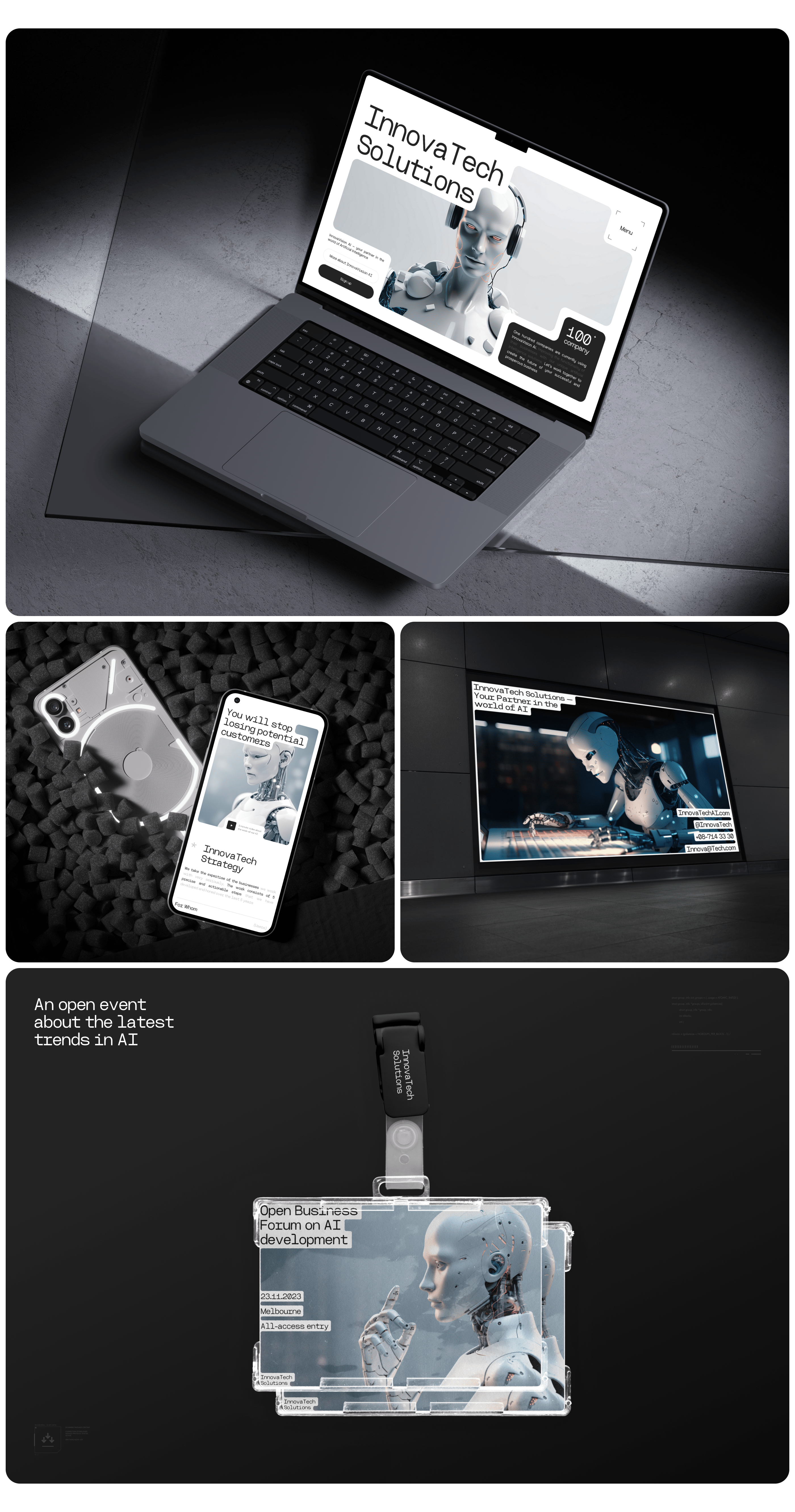 InnovaTech Solutions — Изображение №2 — Интерфейсы, Брендинг на Dprofile