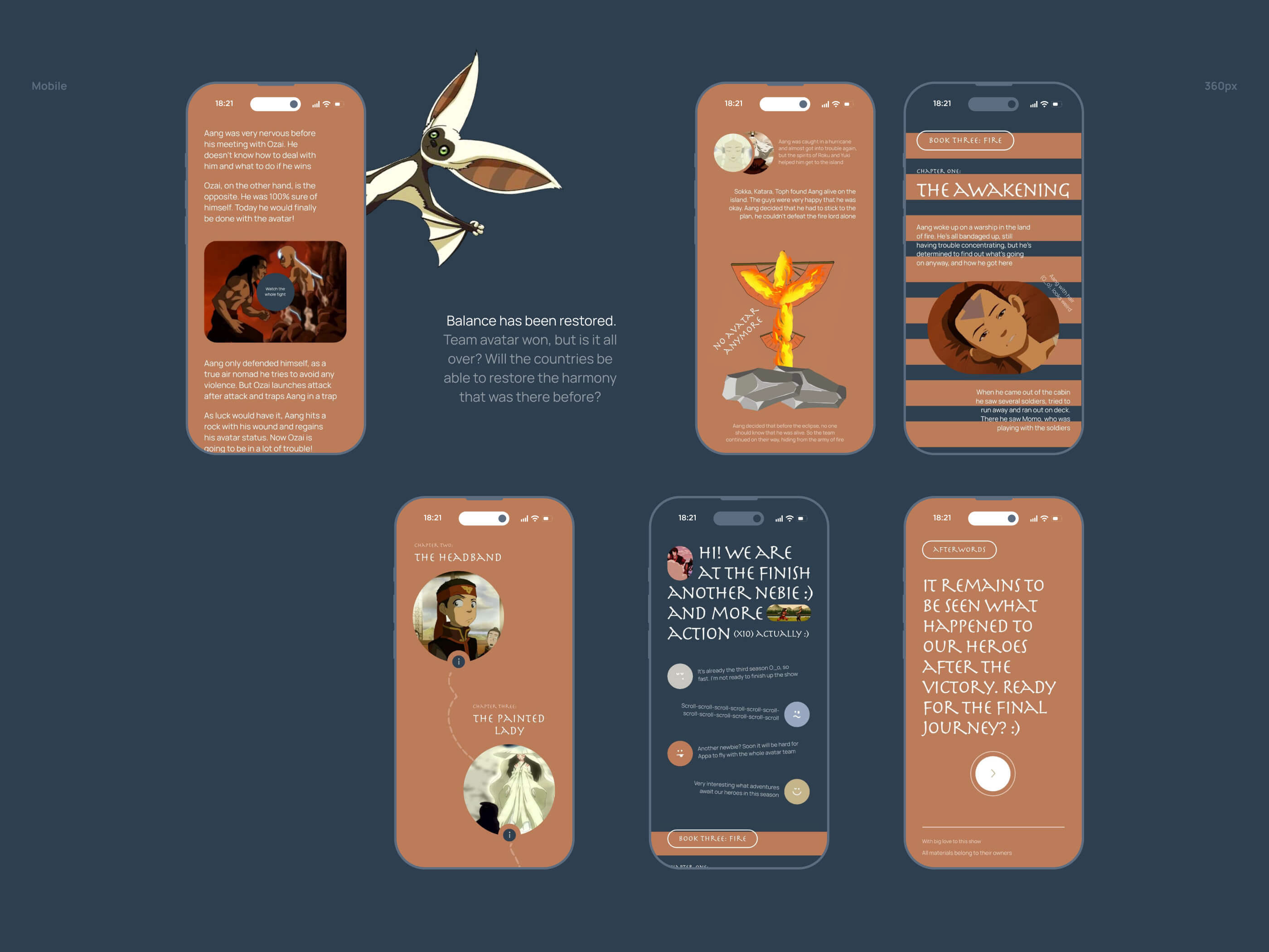 Avatar: The Last Airbender — Изображение №16 — Интерфейсы, Графика на Dprofile