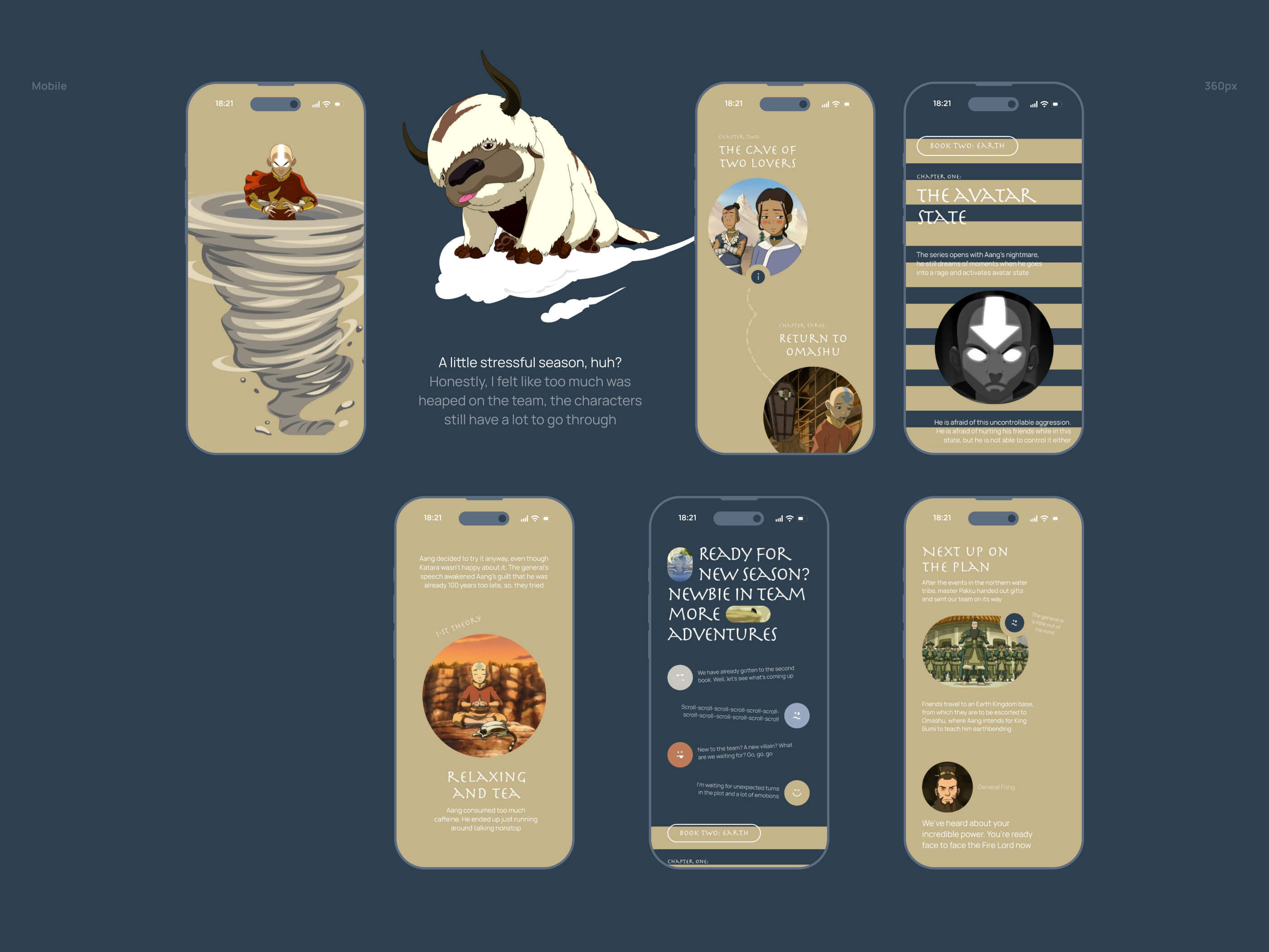 Avatar: The Last Airbender — Изображение №12 — Интерфейсы, Графика на Dprofile