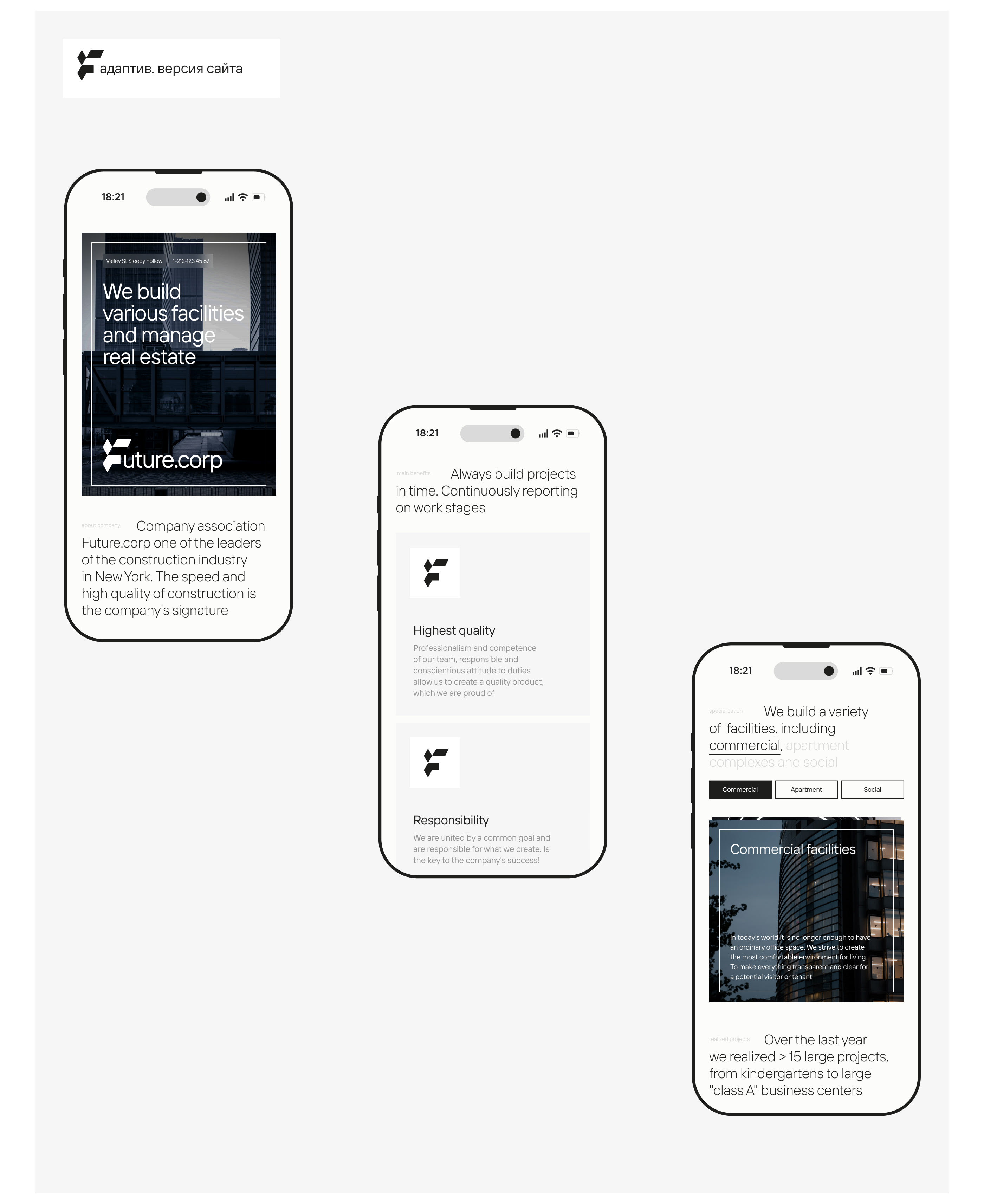 Future.corp — design battle — Изображение №5 — Интерфейсы, Брендинг на Dprofile