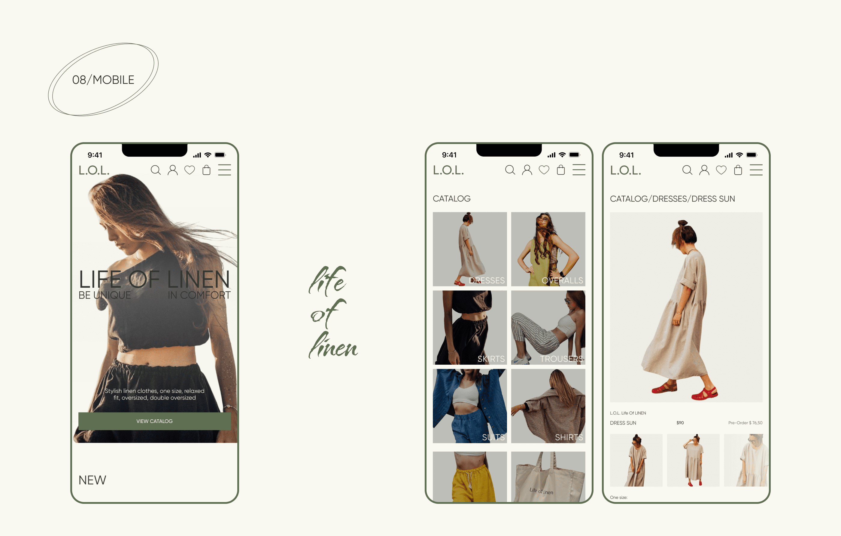 L.O.L. Linen — Изображение №13 — Интерфейсы, Анимация на Dprofile