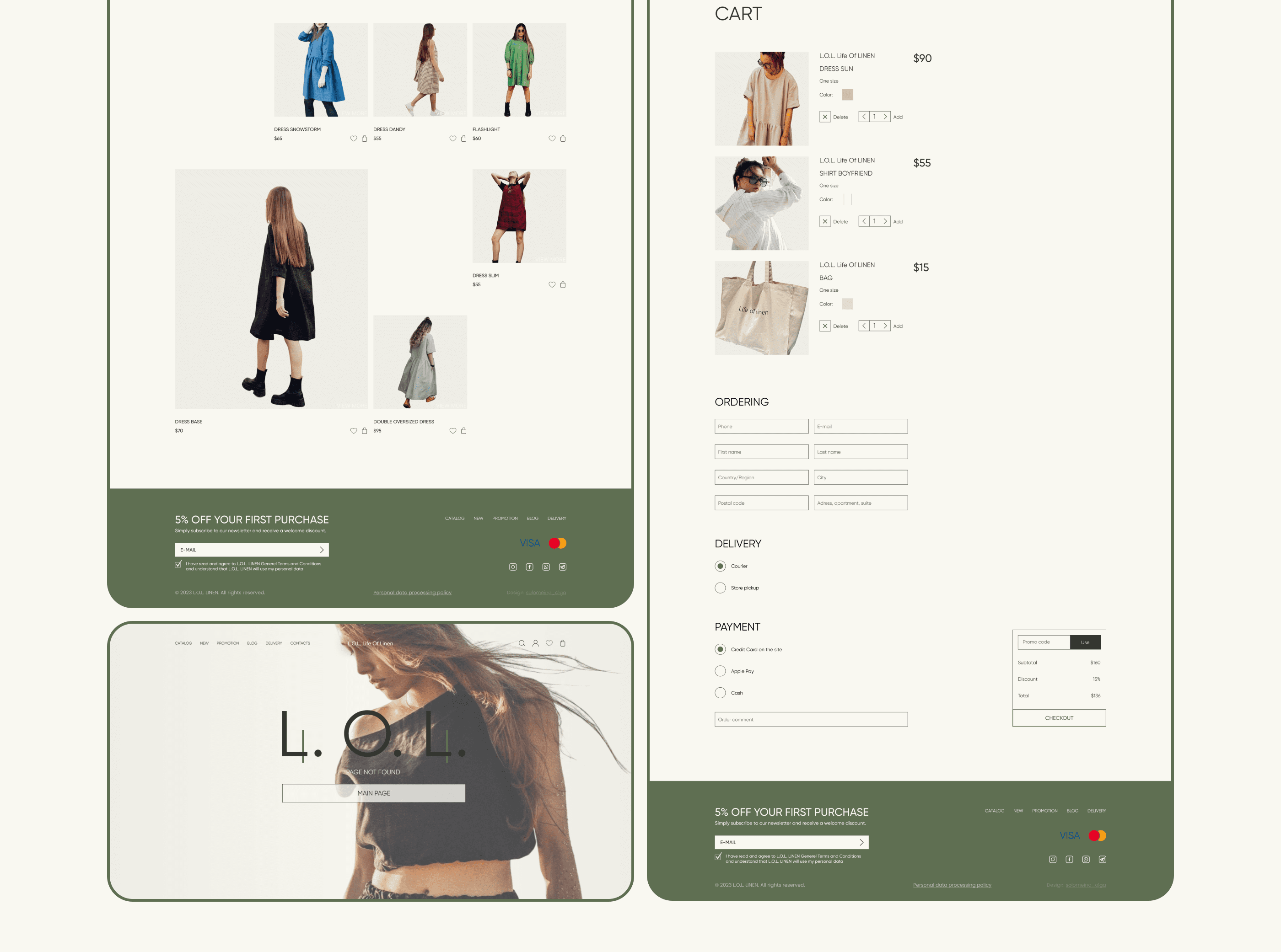 L.O.L. Linen — Изображение №10 — Интерфейсы, Анимация на Dprofile