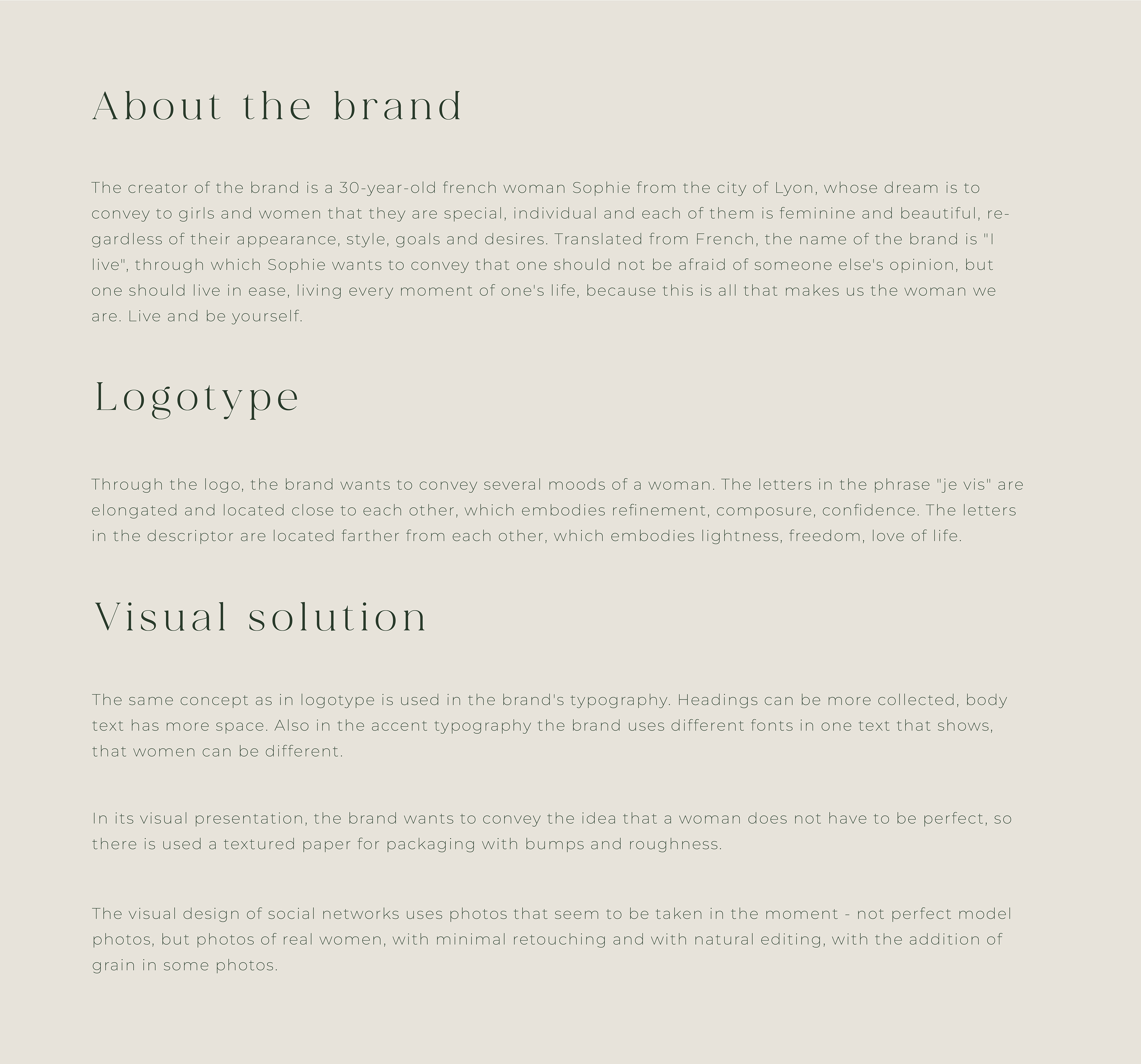 women perfume brand identity — Изображение №2 — Брендинг на Dprofile