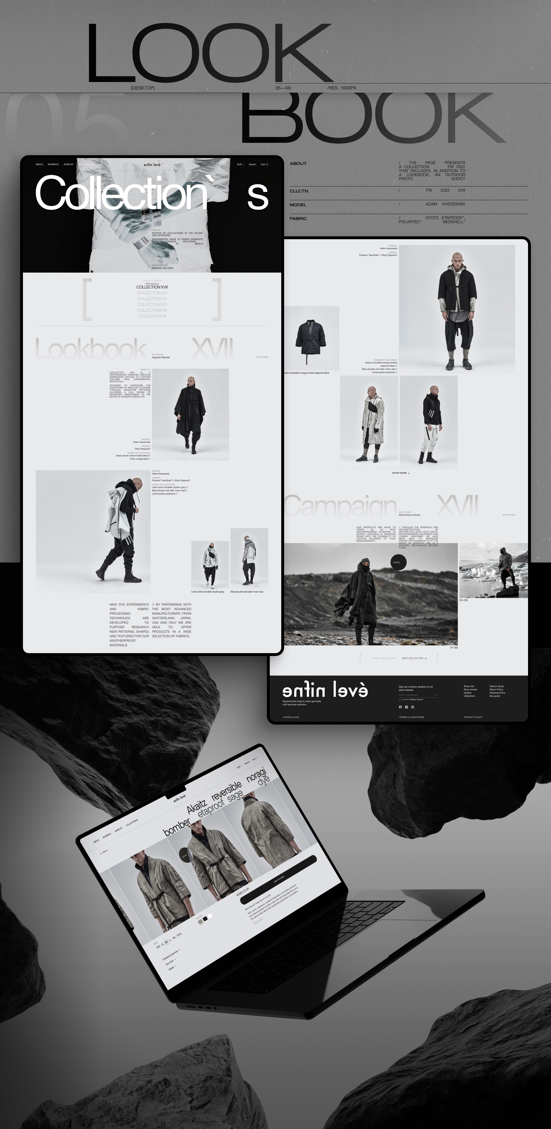 enfin levé | E-commerce redesign — Изображение №11 — Интерфейсы, Анимация на Dprofile