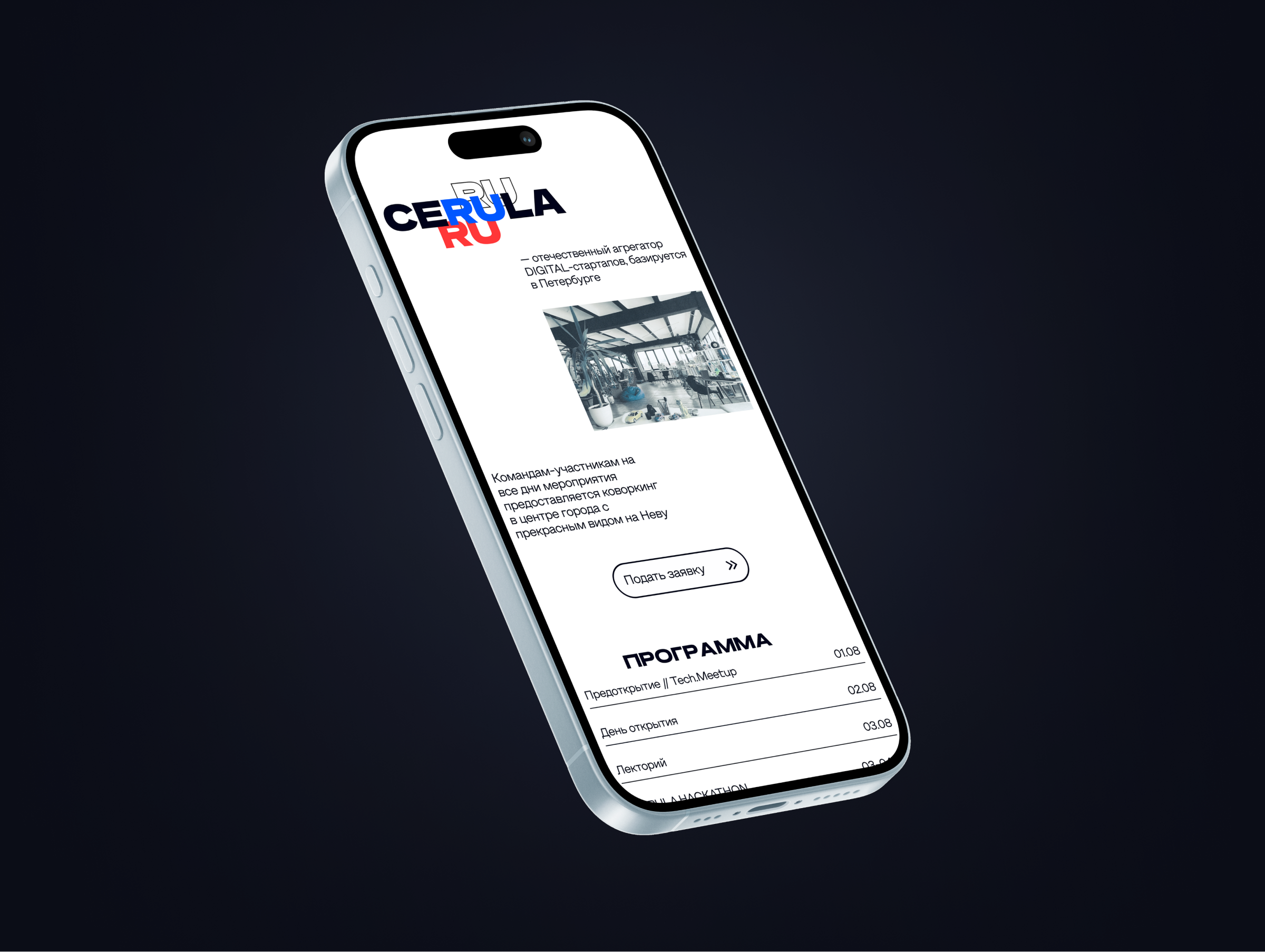 Digital-форум ЦЕРУЛА | Сайт и постеры — Изображение №5 — Интерфейсы, Брендинг на Dprofile