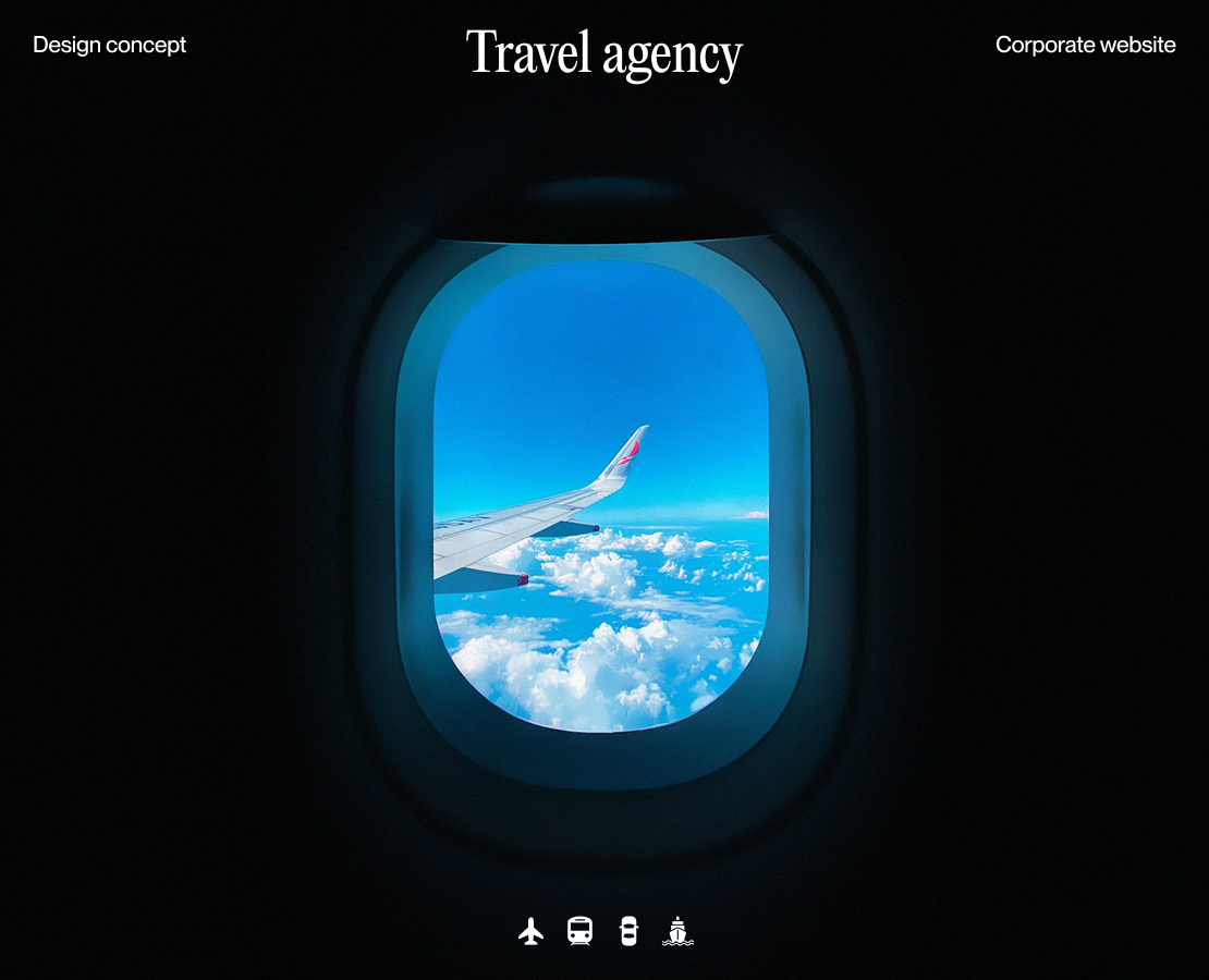 WanderNest — Travel agency website на Dprofile