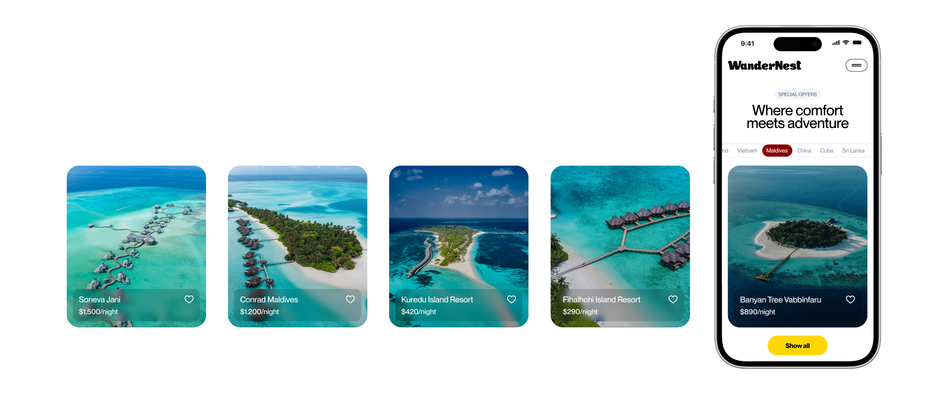 WanderNest — Travel agency website — Изображение №7 — Интерфейсы, Брендинг на Dprofile