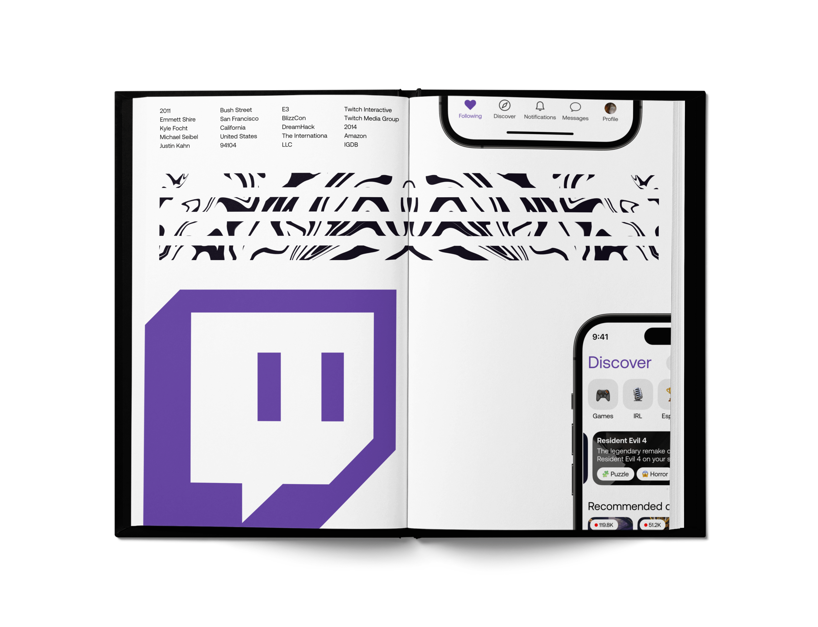 twitch — Изображение №4 — Интерфейсы, Анимация на Dprofile