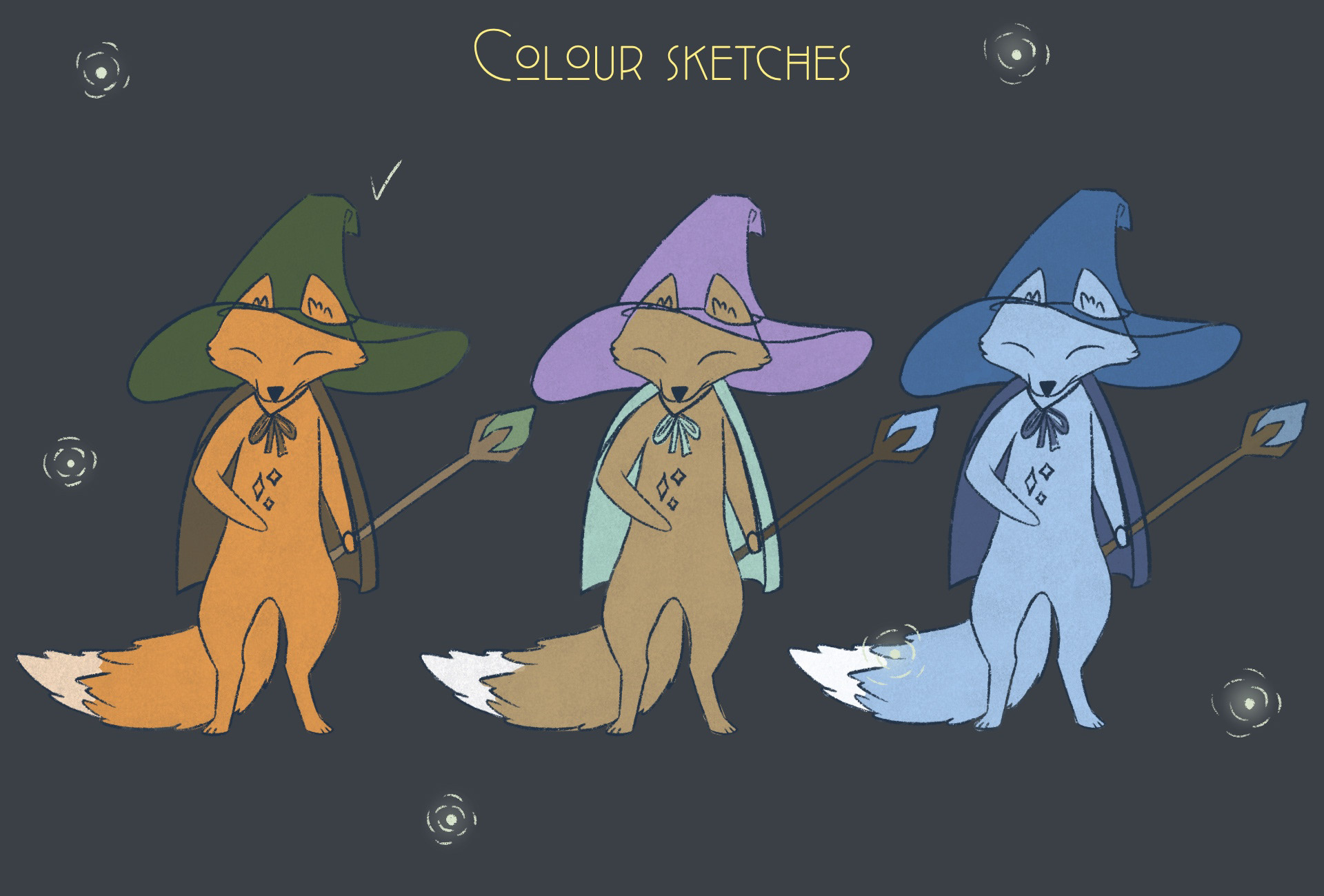 Разработка персонажа Лиса-мага — Изображение №3 — Иллюстрация, Графика на Dprofile