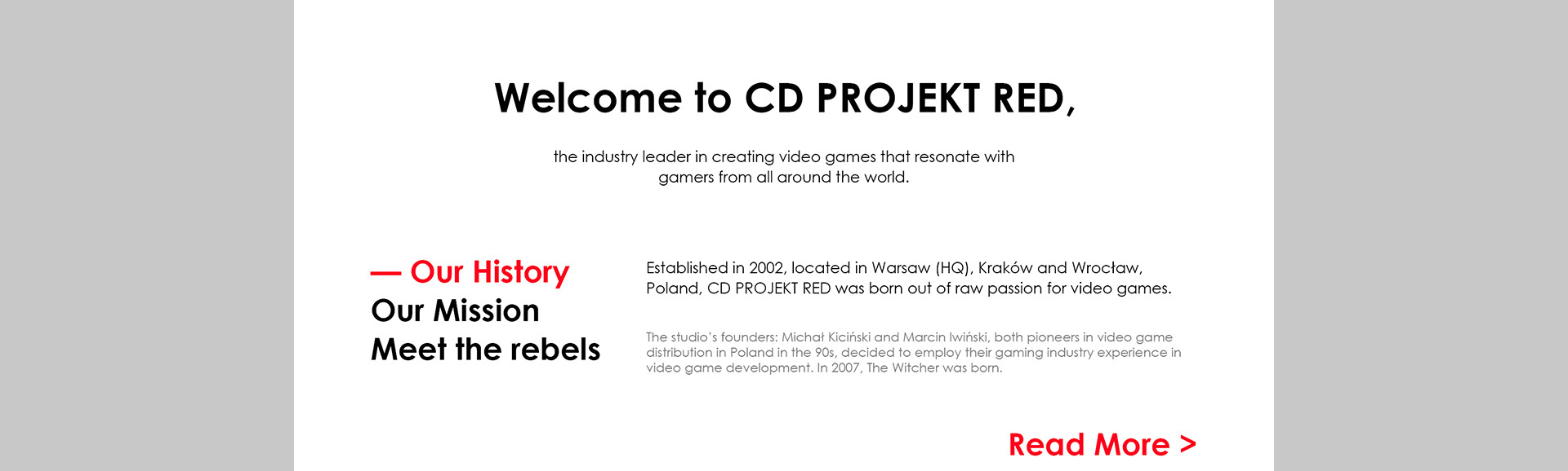 CD PROJEKT RED — Изображение №6 — Брендинг на Dprofile