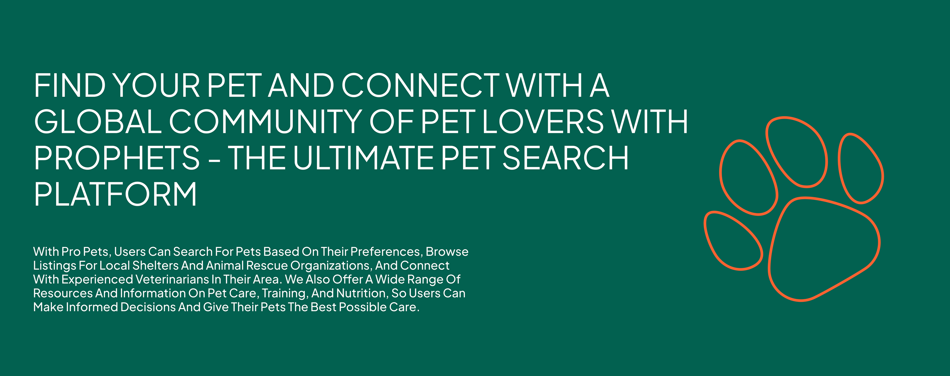 Pro Pets Landing Page — Изображение №4 — Интерфейсы на Dprofile
