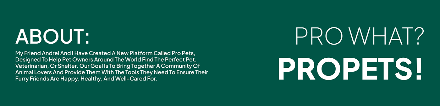 Pro Pets Landing Page — Изображение №2 — Интерфейсы на Dprofile