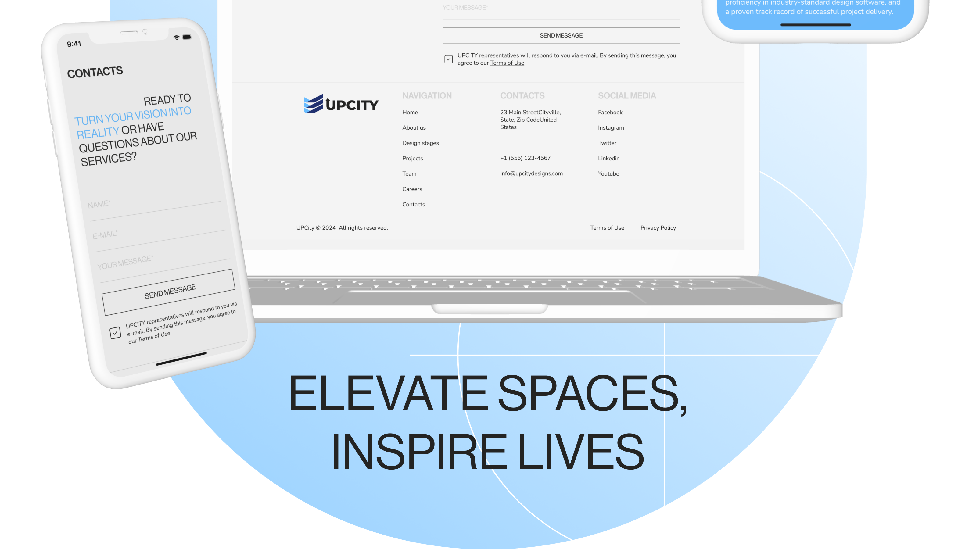 UPcity Landing Page — Изображение №6 — Интерфейсы на Dprofile