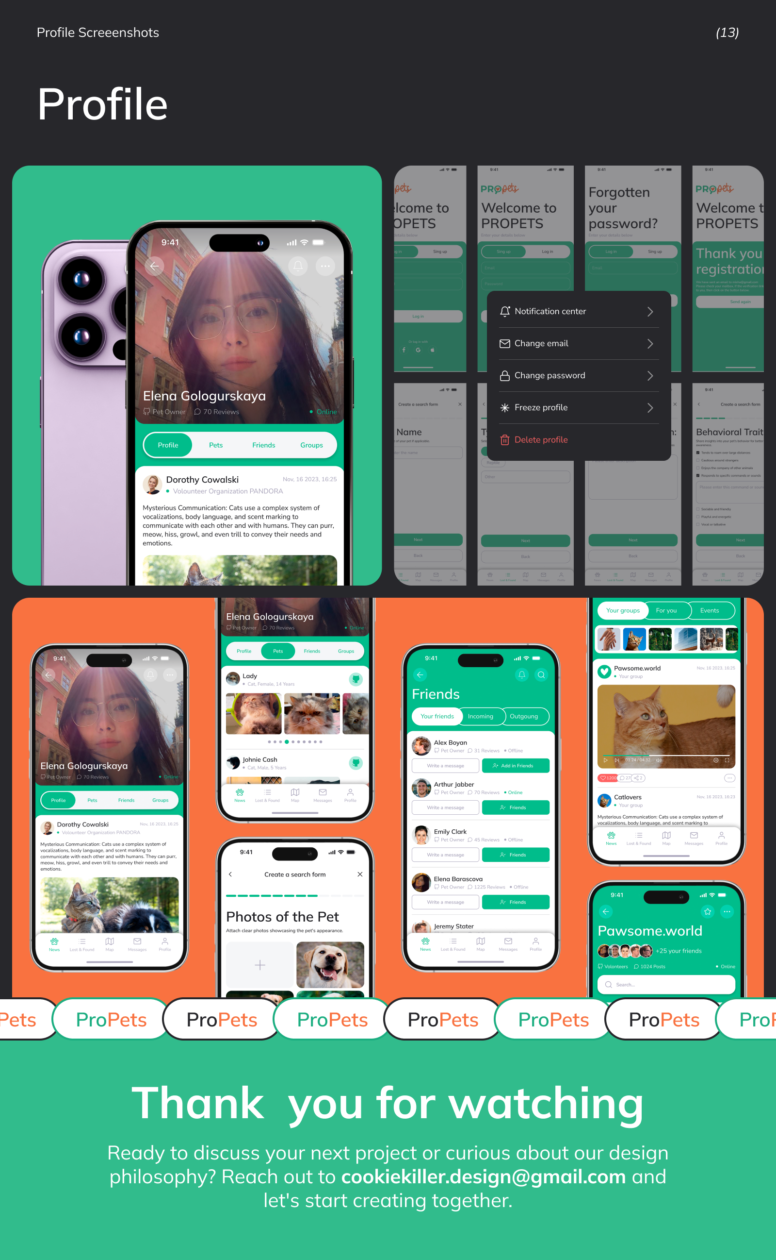 ProPets - Mobile App — Изображение №14 — Интерфейсы на Dprofile