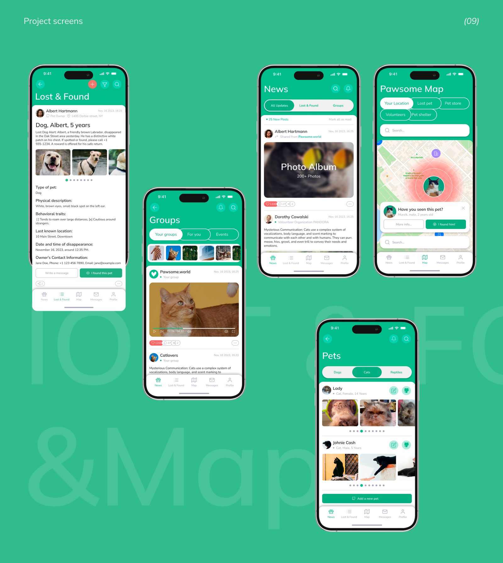 ProPets - Mobile App — Изображение №10 — Интерфейсы на Dprofile