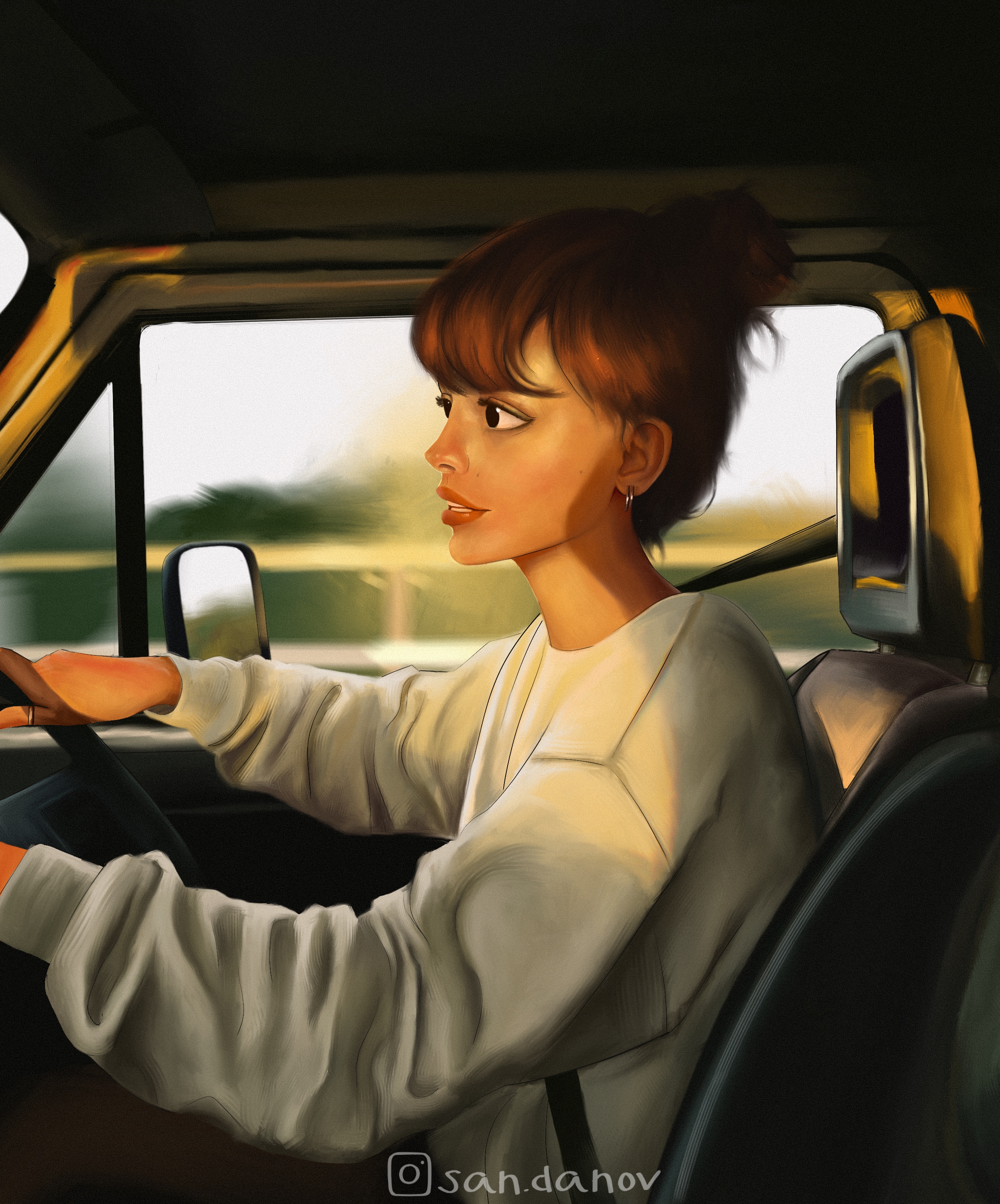 Portrait illustration — Изображение №1 — Иллюстрация на Dprofile