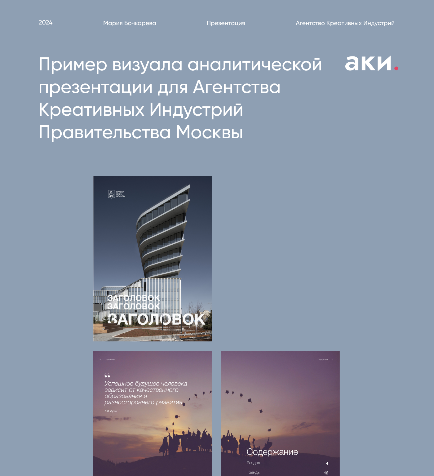 Аналитическая презентация (пример визуала) — Изображение №1 — Маркетинг на Dprofile