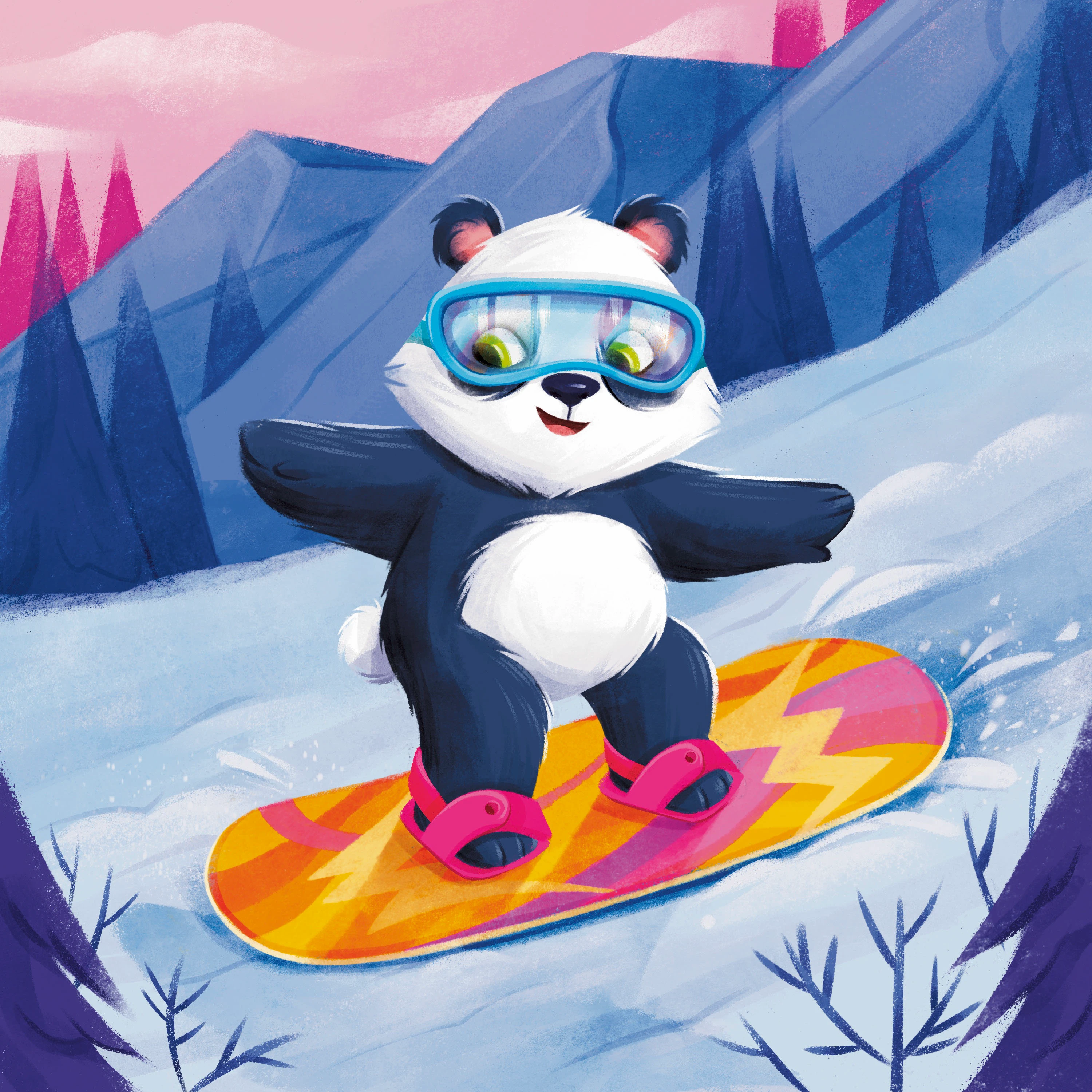 children's illustrations sport animals — Изображение №1 — Иллюстрация на Dprofile