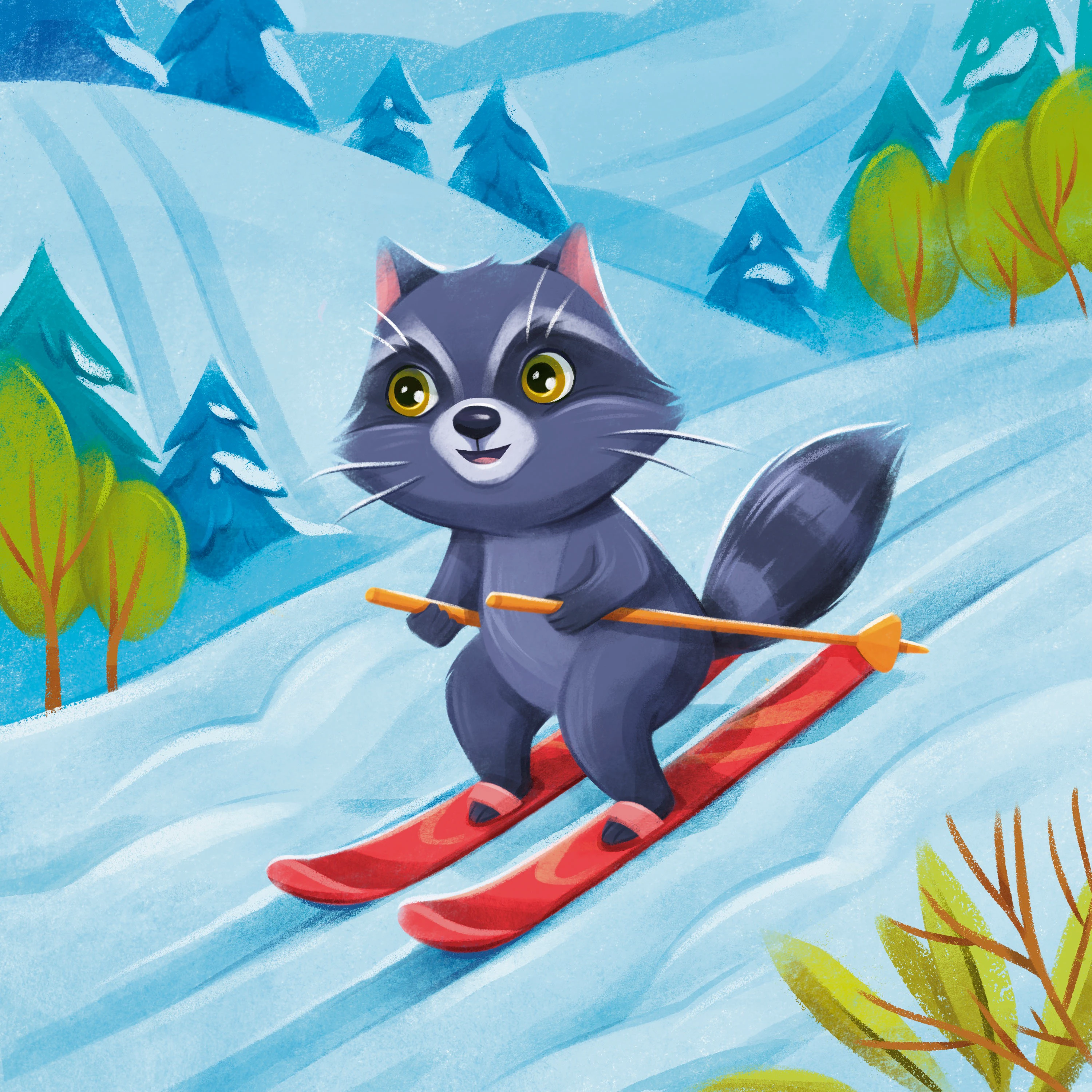 children's illustrations sport animals — Изображение №6 — Иллюстрация на Dprofile