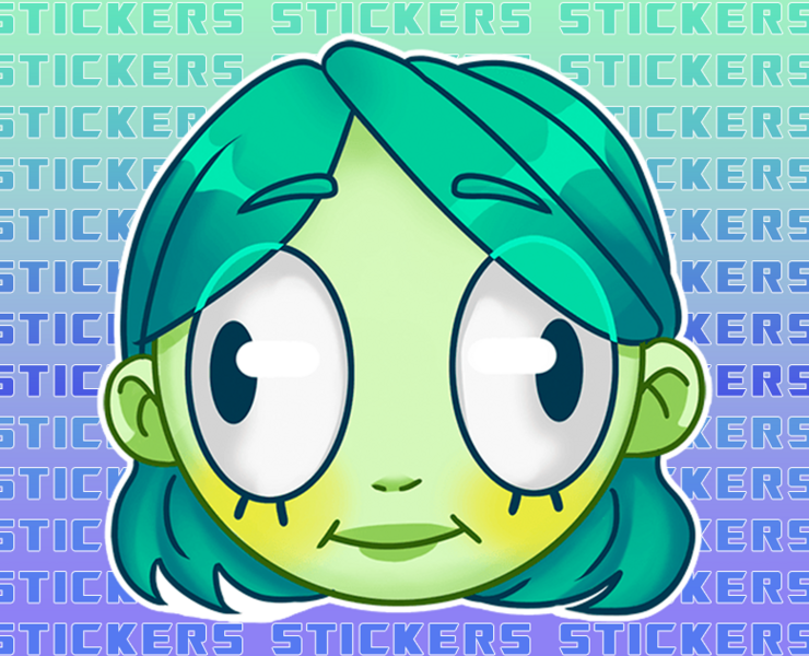 Twitch emotes - sticker pack BROKLYA — Брендинг, Иллюстрация на Dprofile