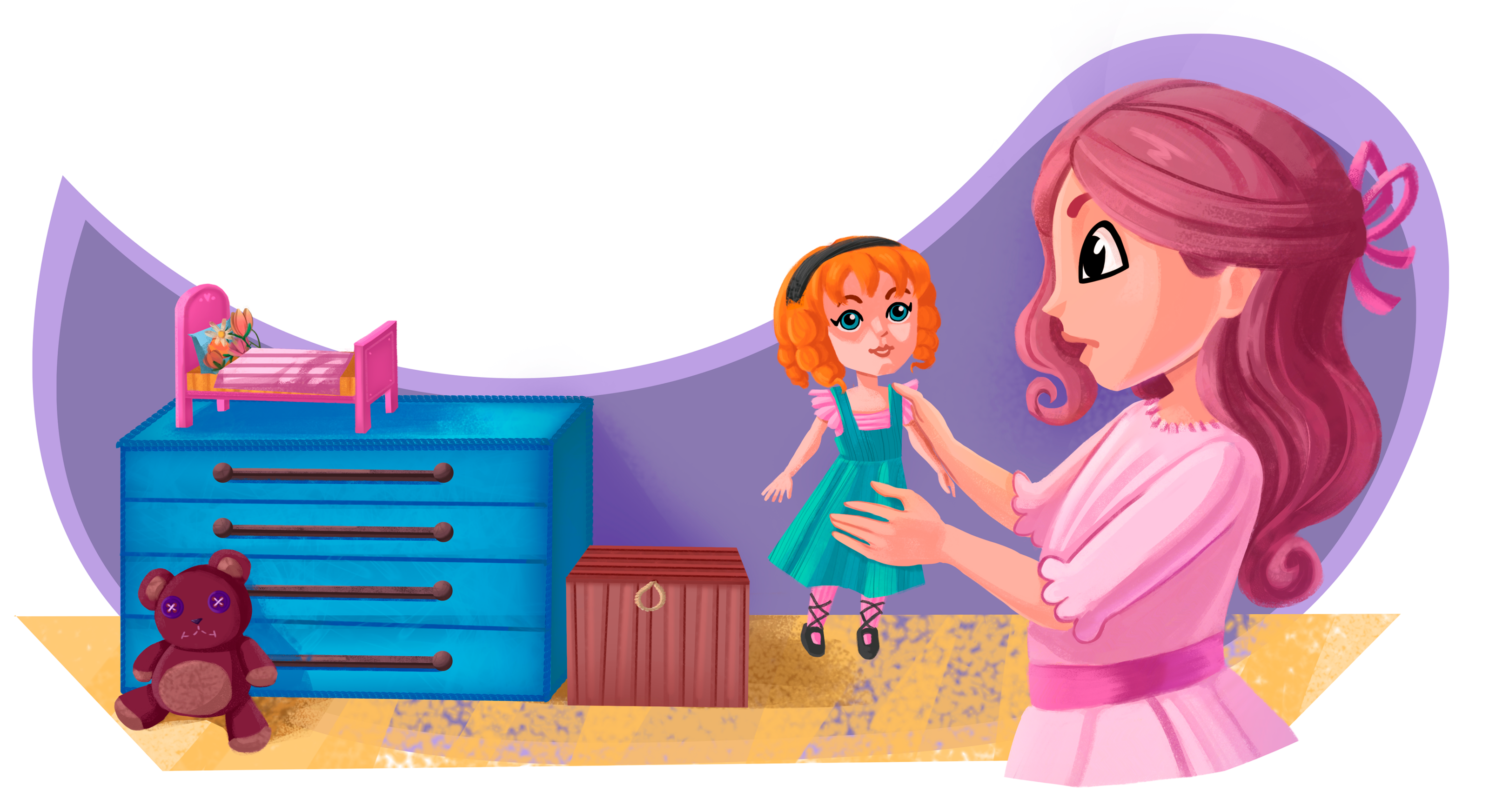 Children's book illustrations - Little Ida's flowers — Изображение №7 — Иллюстрация, Графика на Dprofile