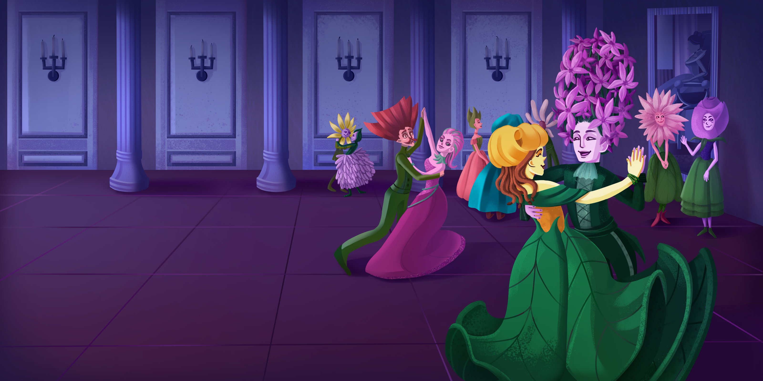 Children's book illustrations - Little Ida's flowers — Изображение №12 — Иллюстрация, Графика на Dprofile