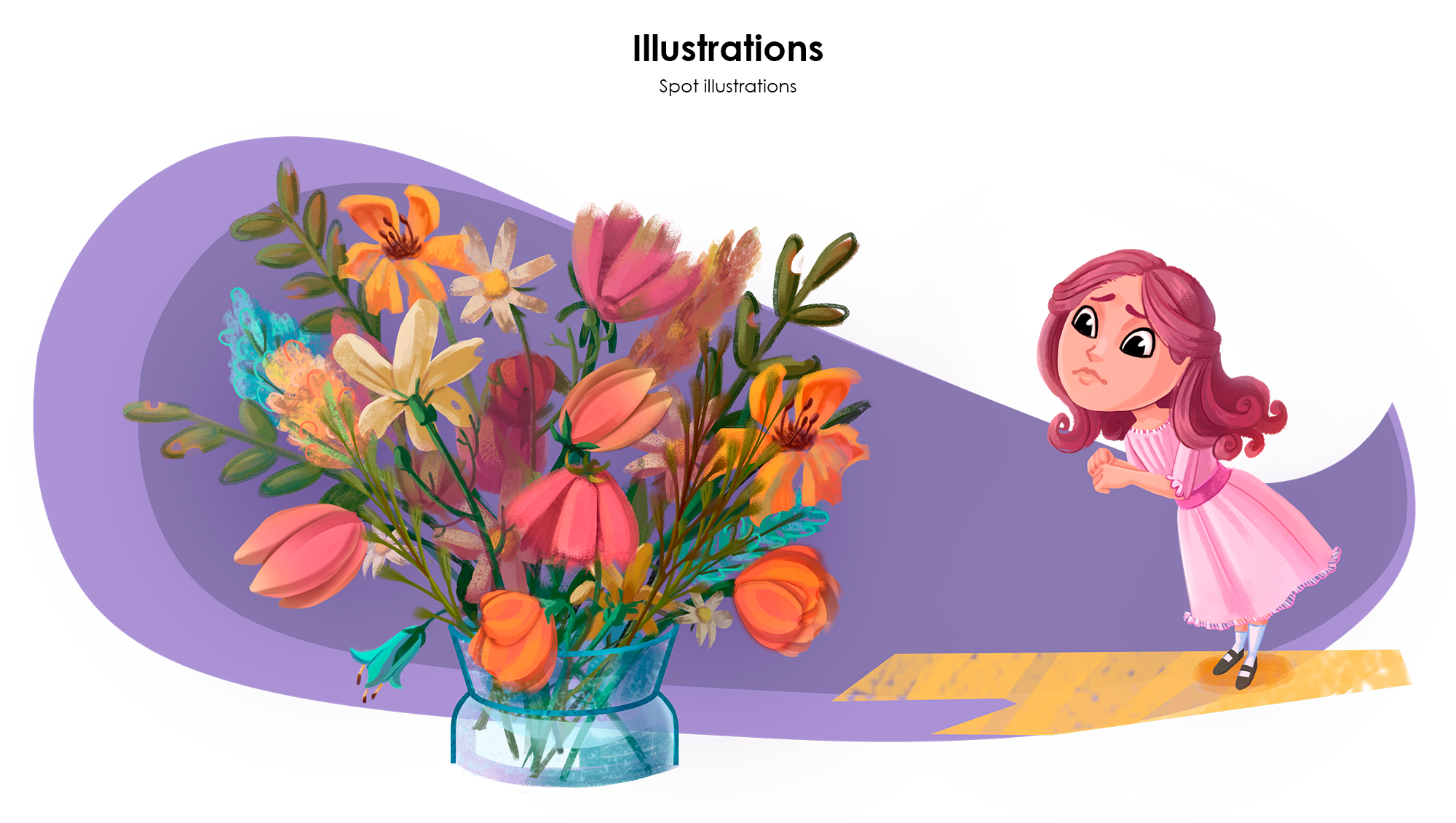 Children's book illustrations - Little Ida's flowers — Изображение №6 — Иллюстрация, Графика на Dprofile