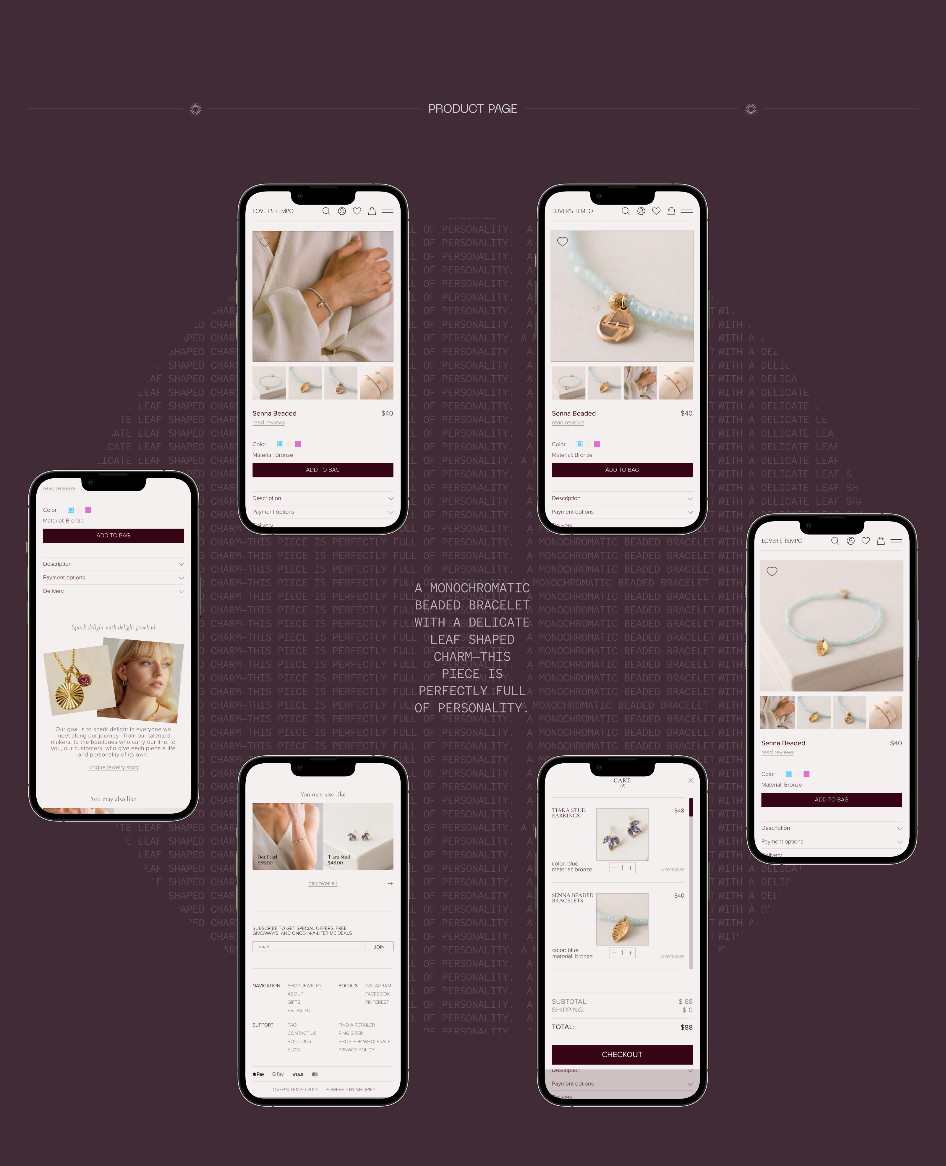LOVERS TEMPO|e-commerce redesign — Изображение №7 — Интерфейсы, Брендинг на Dprofile