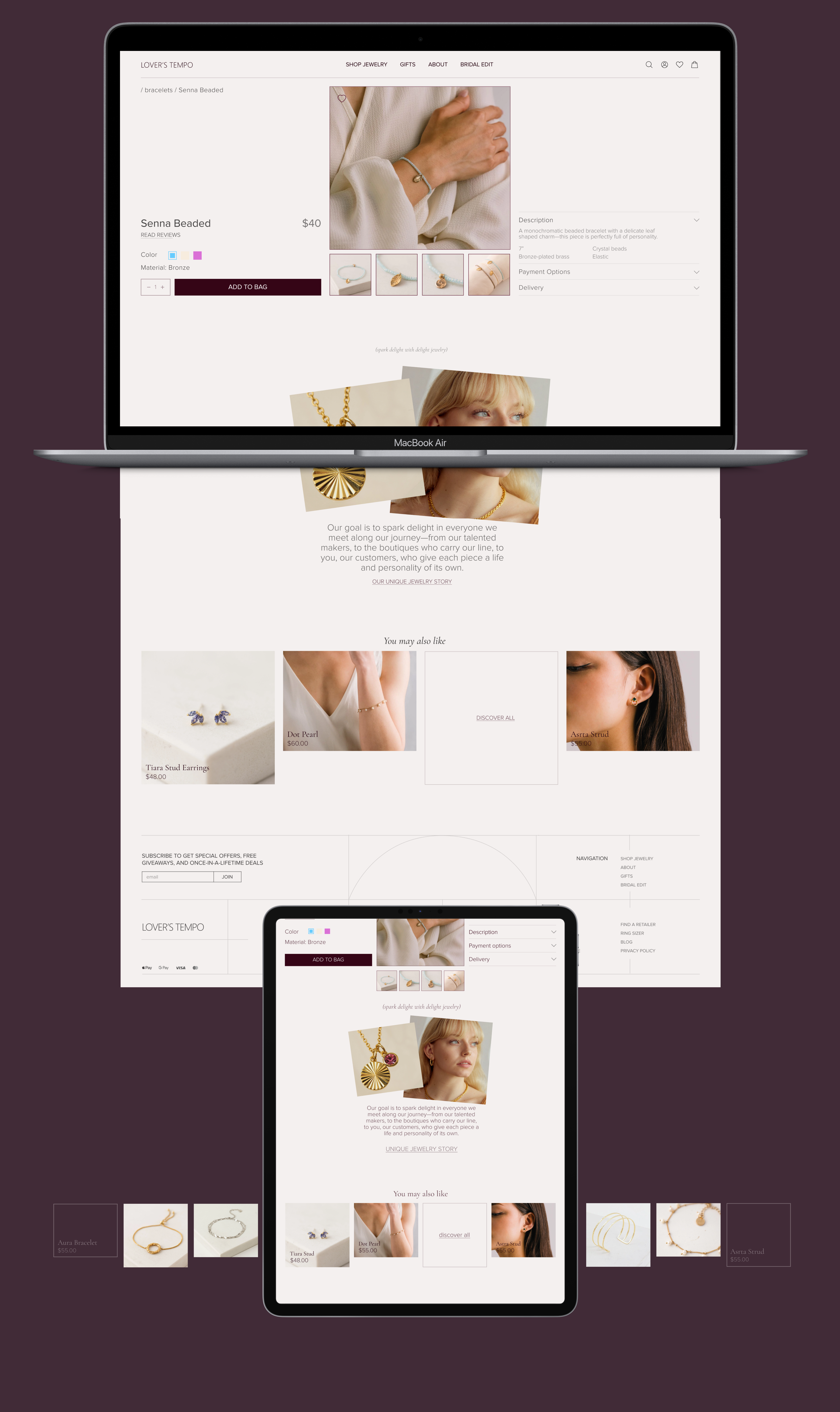 LOVERS TEMPO|e-commerce redesign — Изображение №8 — Интерфейсы, Брендинг на Dprofile