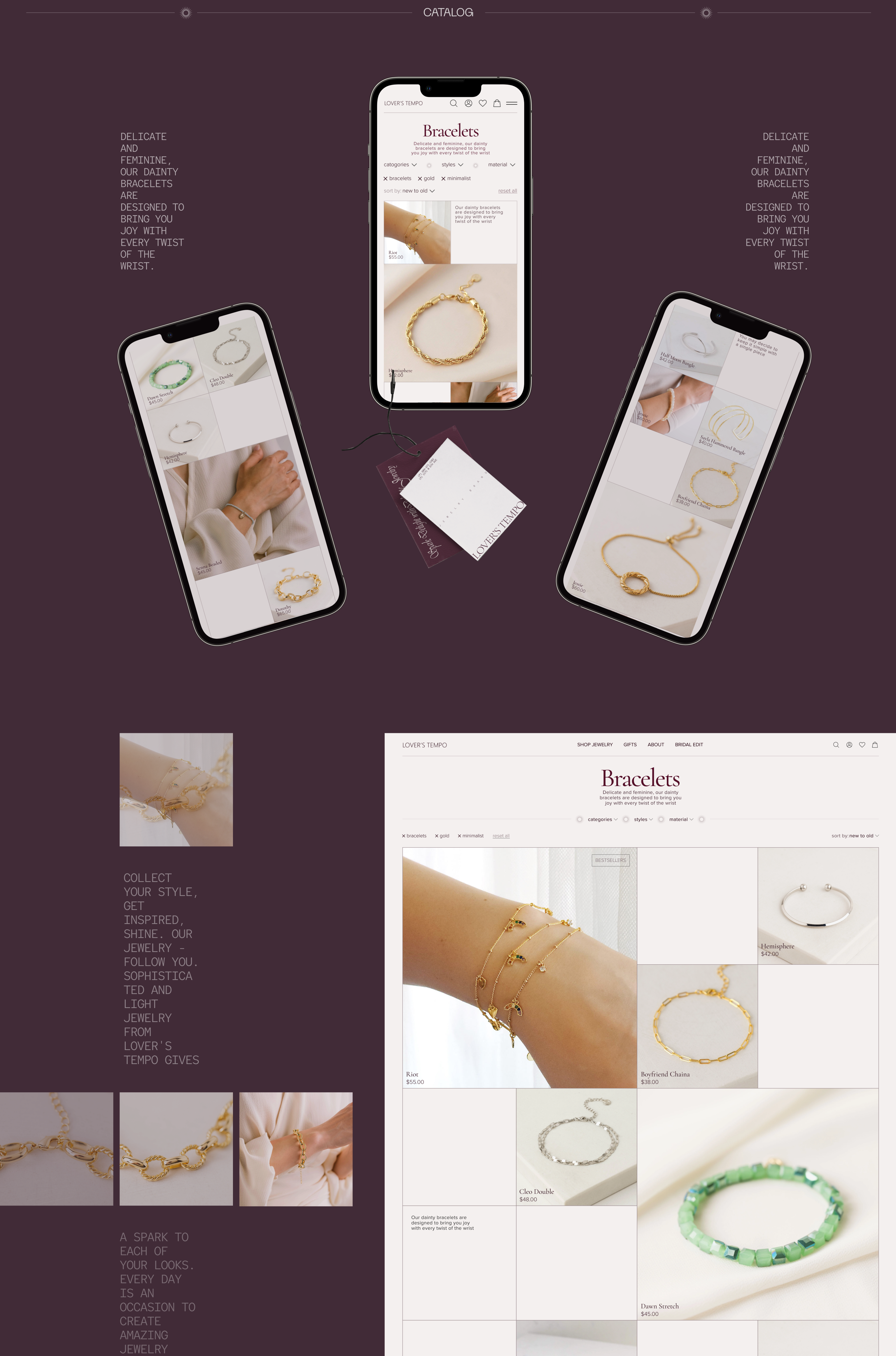 LOVERS TEMPO|e-commerce redesign — Изображение №5 — Интерфейсы, Брендинг на Dprofile
