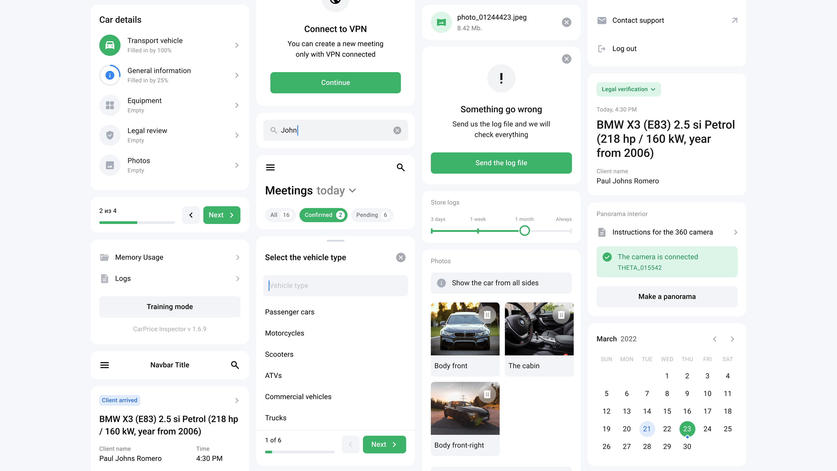CarPrice Inspector & Mobile Design System — Изображение №9 — Интерфейсы на Dprofile