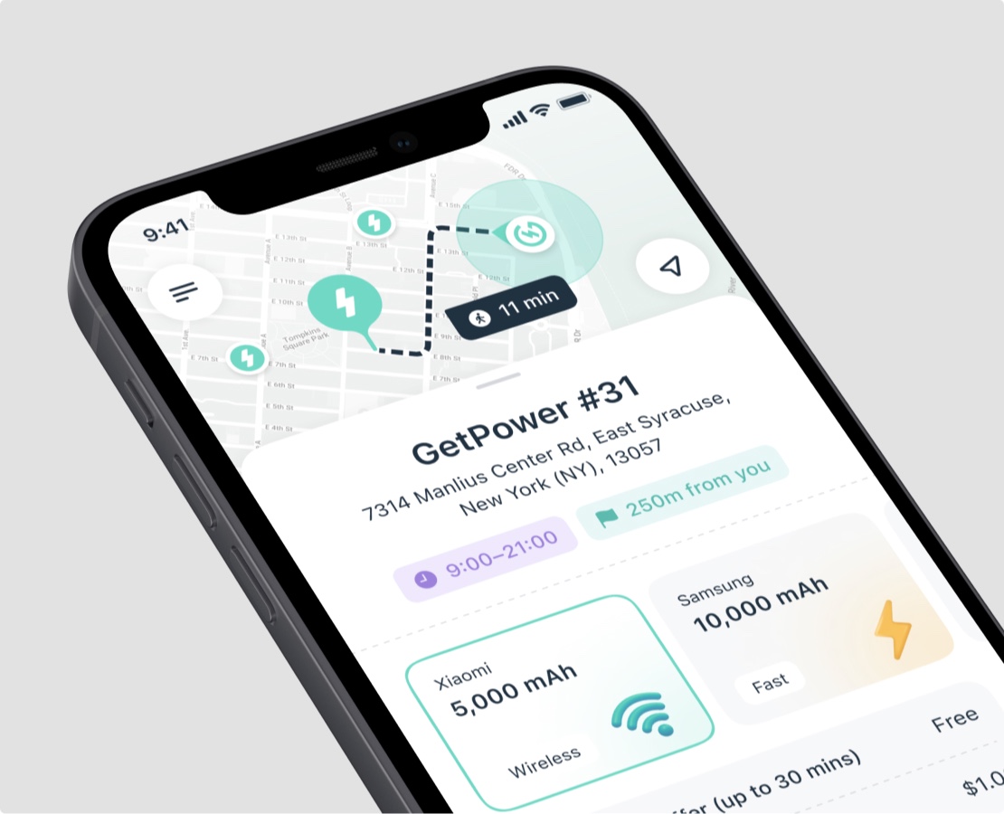 GetPower — почасовая аренда павербанков на Dprofile