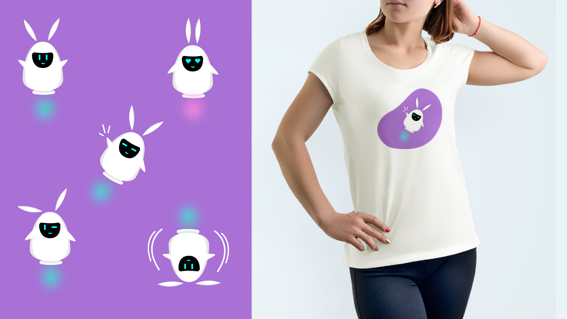 Set of illustrations. Сats and robots — Изображение №6 — Иллюстрация на Dprofile