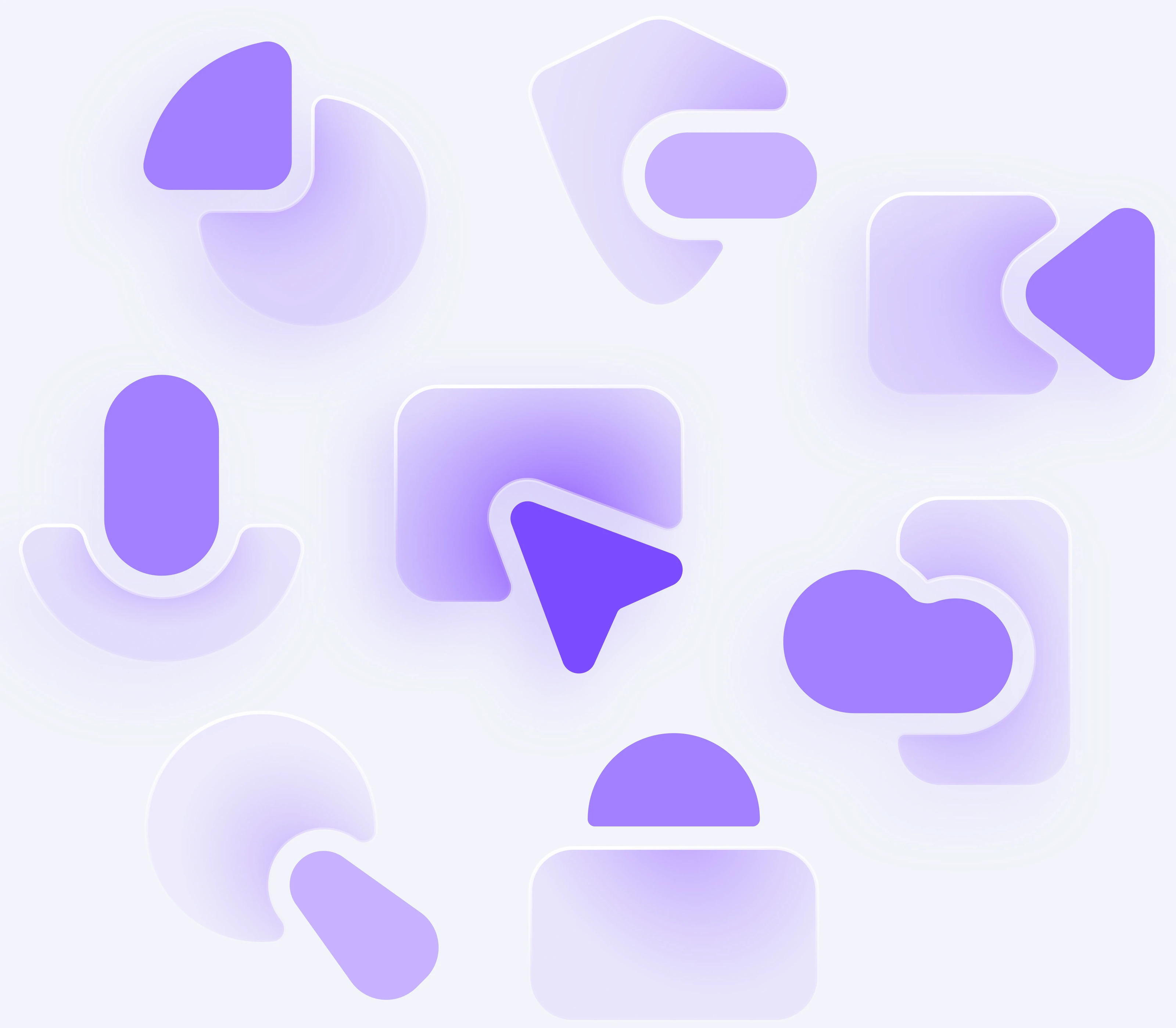 Сервисы Voximplant – Пак иконок — Изображение №3 — Брендинг, Графика на Dprofile