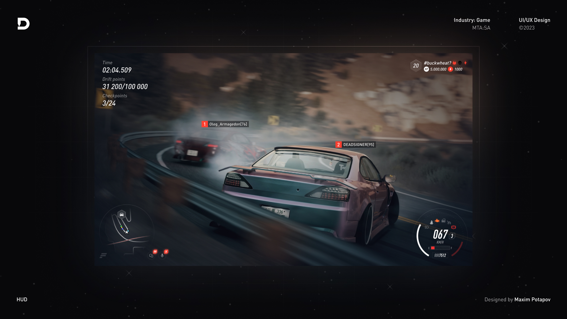 HUD — Изображение №1 — Интерфейсы на Dprofile
